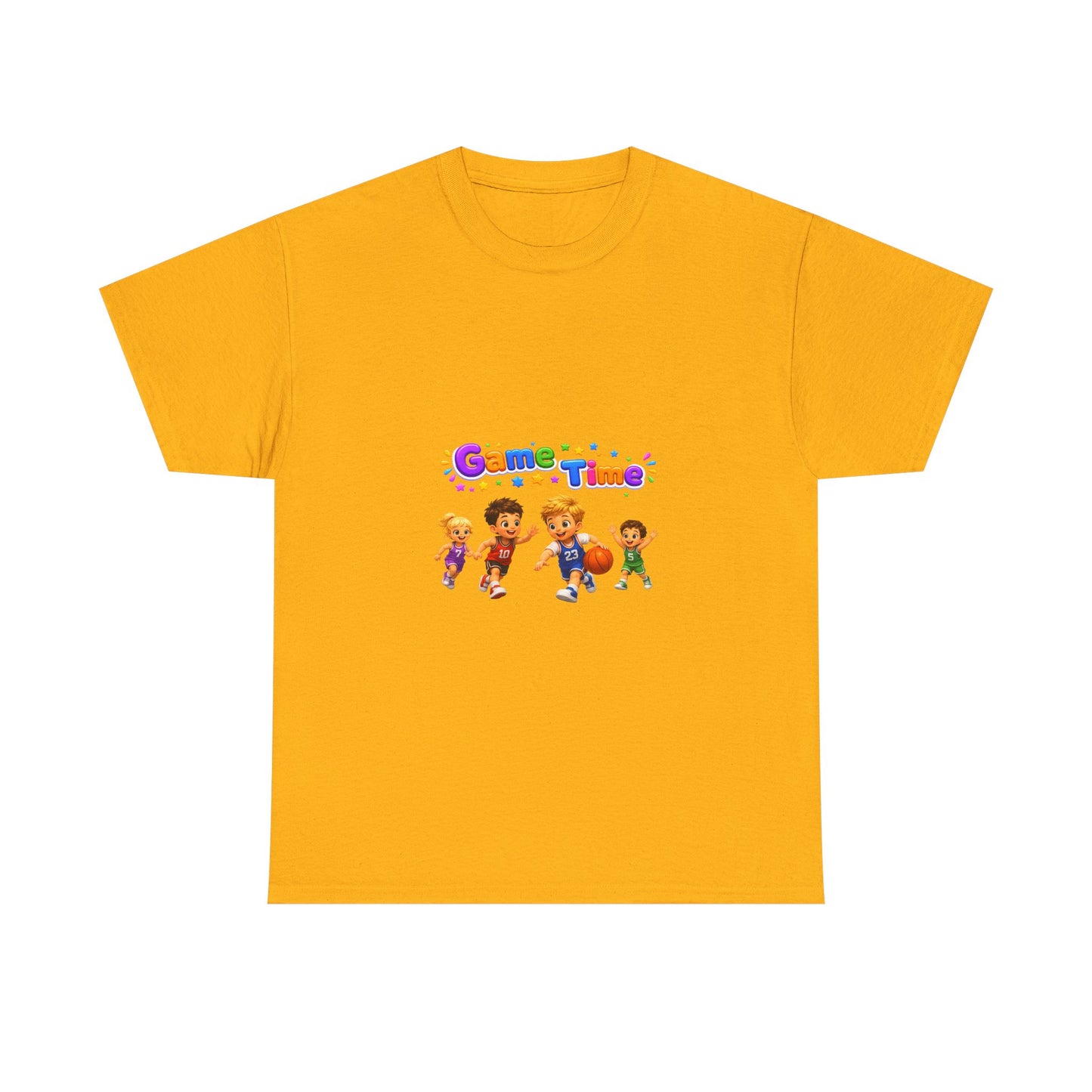 Kids' Game Time T‑Shirt — Playful Cartoon Children Design