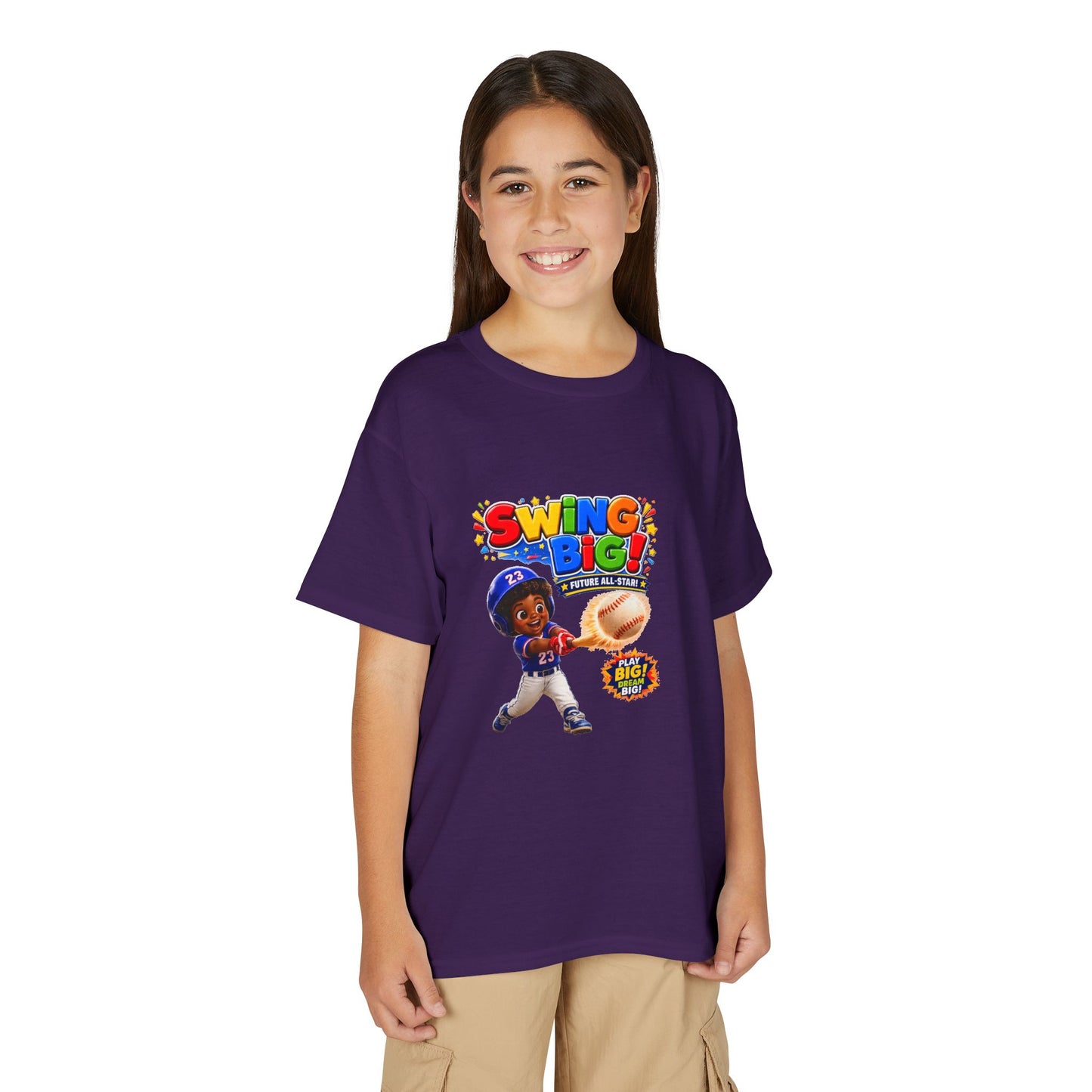 Swing Big! Youth Baseball T-Shirt