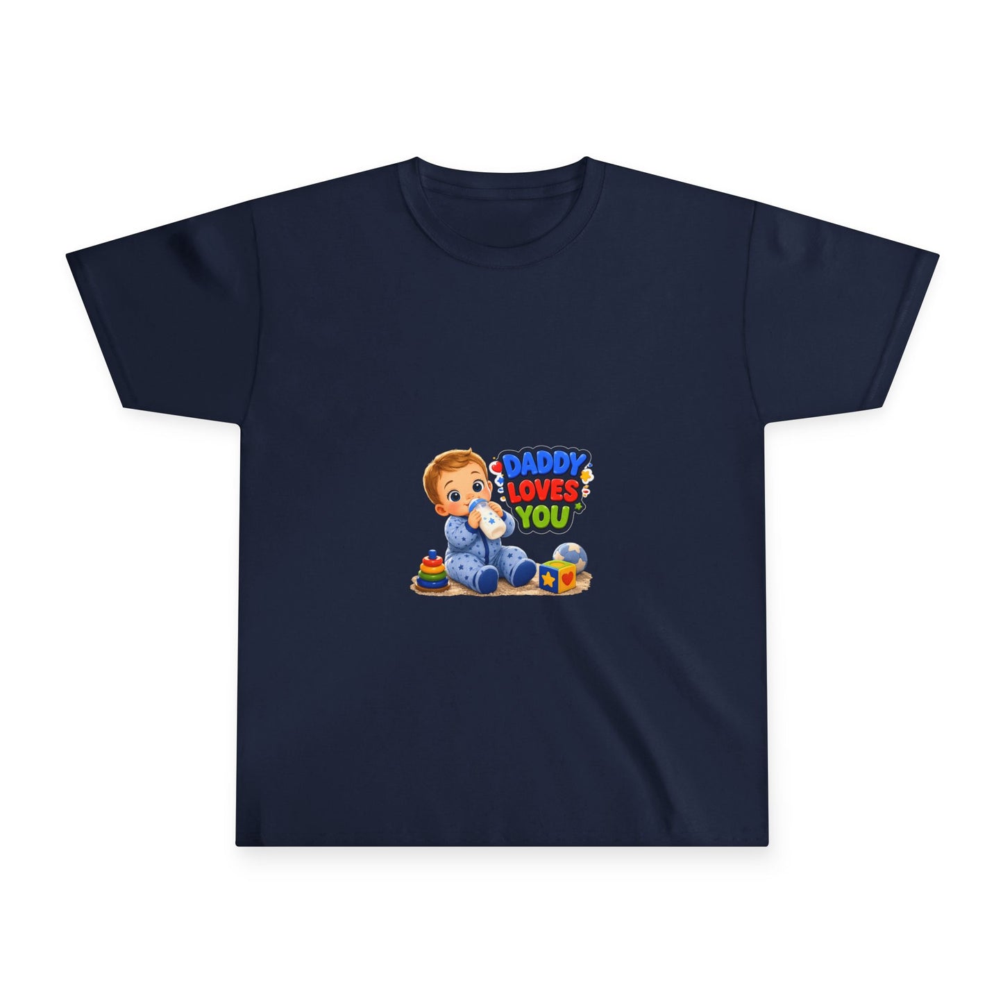 Youth Tee — Cute Baby 'Daddy Loves You' Graphic Shirt