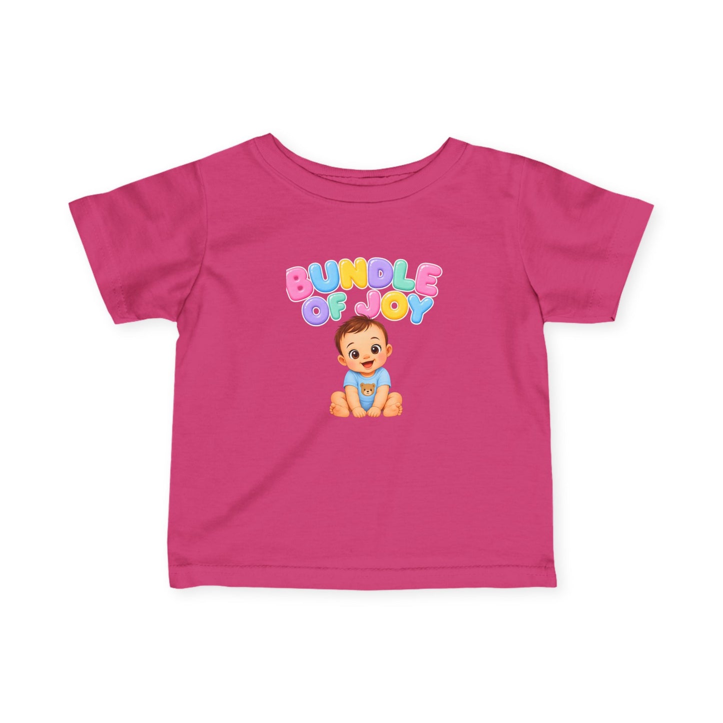 Infant Tee — "Bundle of Joy" Baby Graphic Shirt