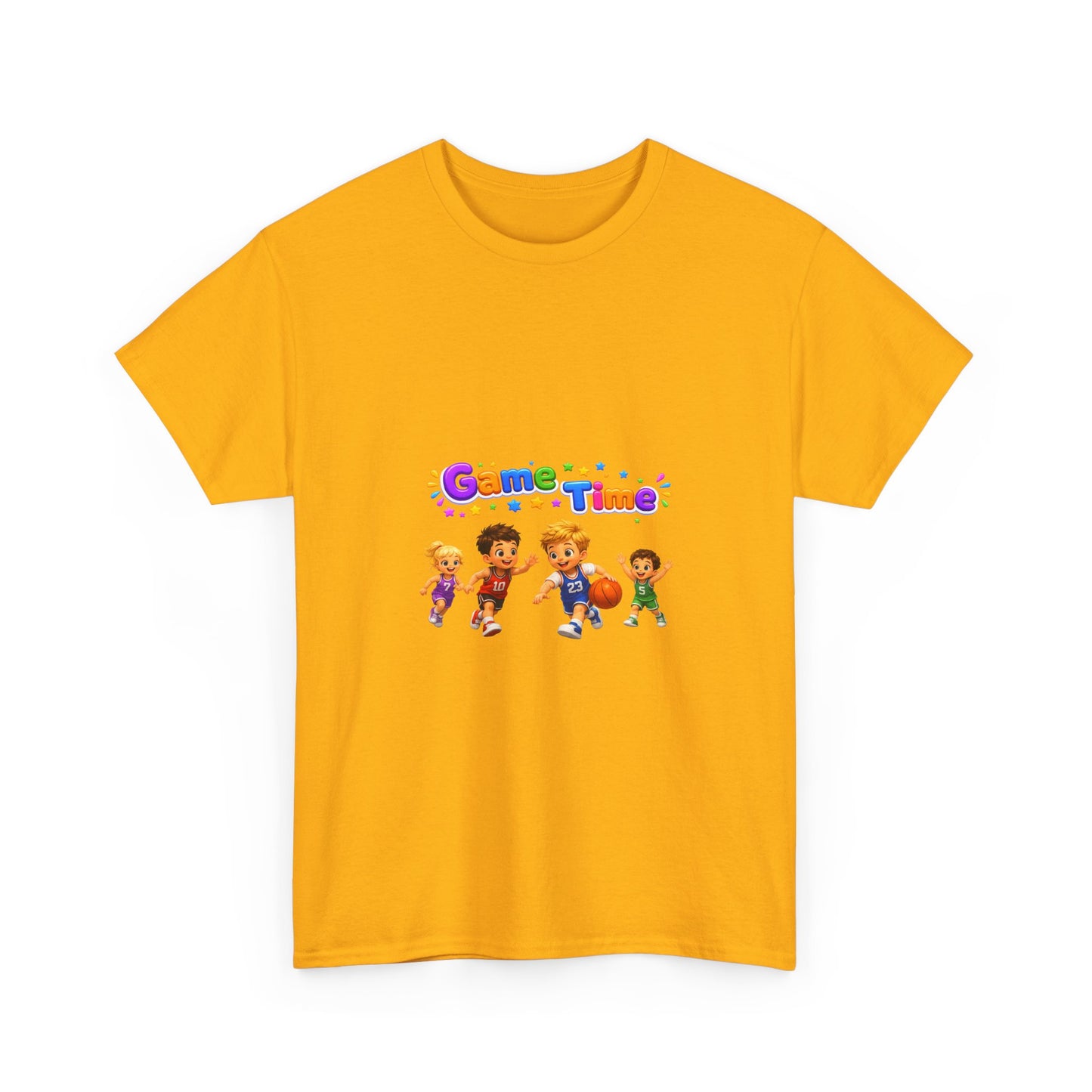 Kids' Game Time T‑Shirt — Playful Cartoon Children Design