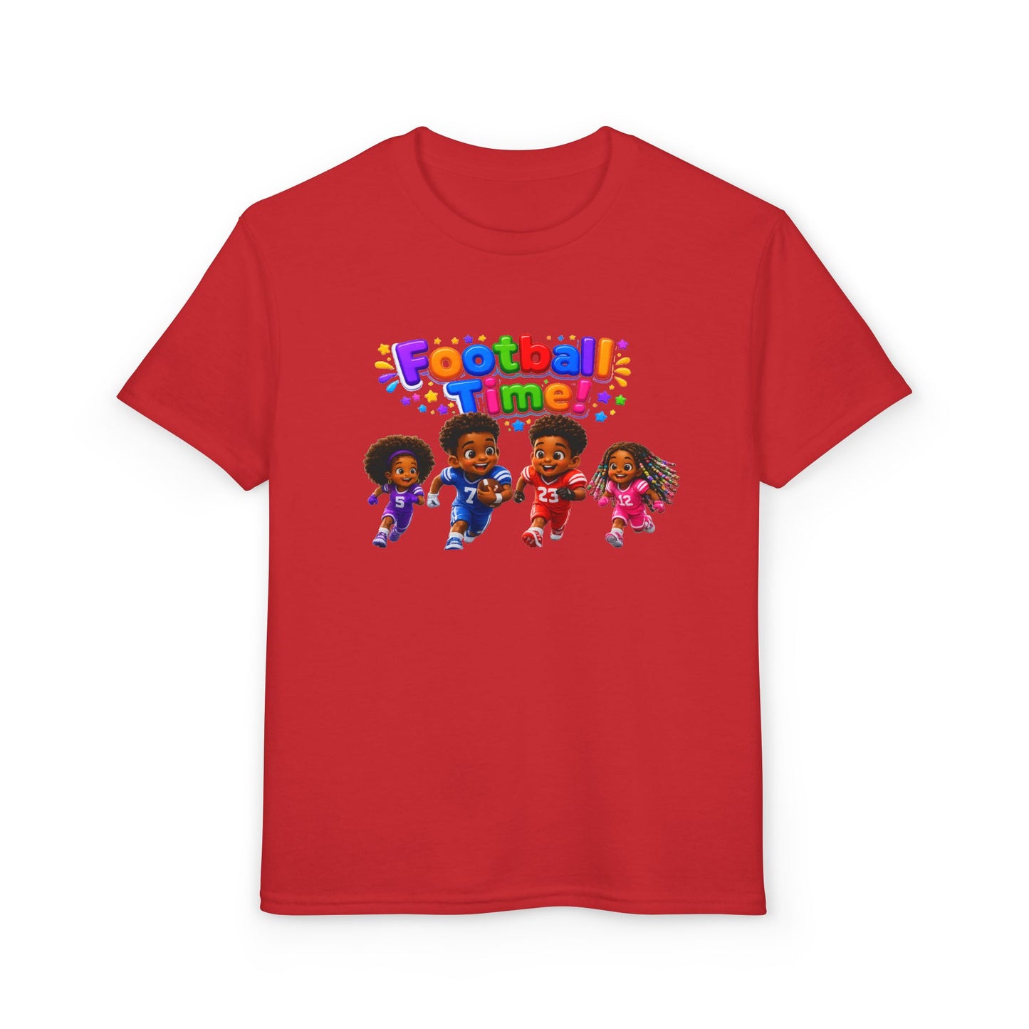 Youth T-Shirt — "Football Time" Kids Graphic Tee