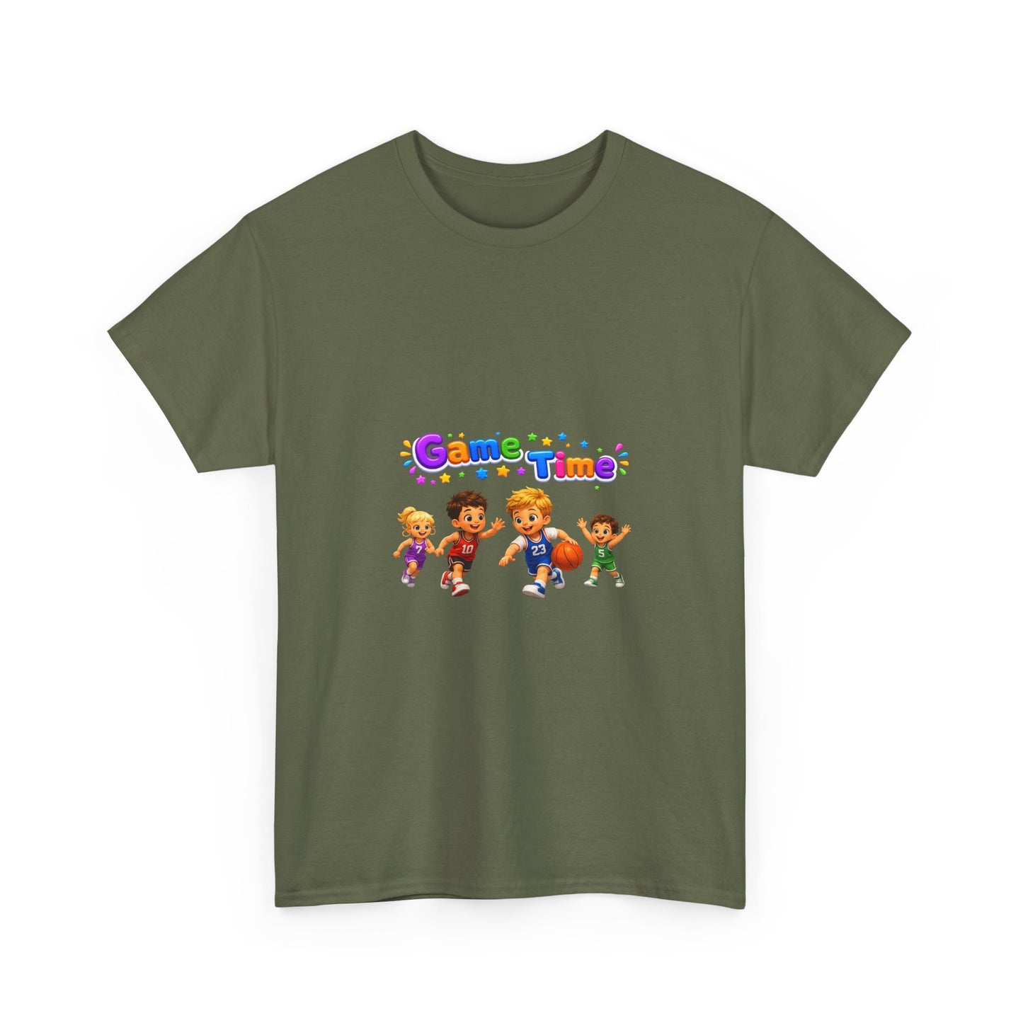 Kids' Game Time T‑Shirt — Playful Cartoon Children Design