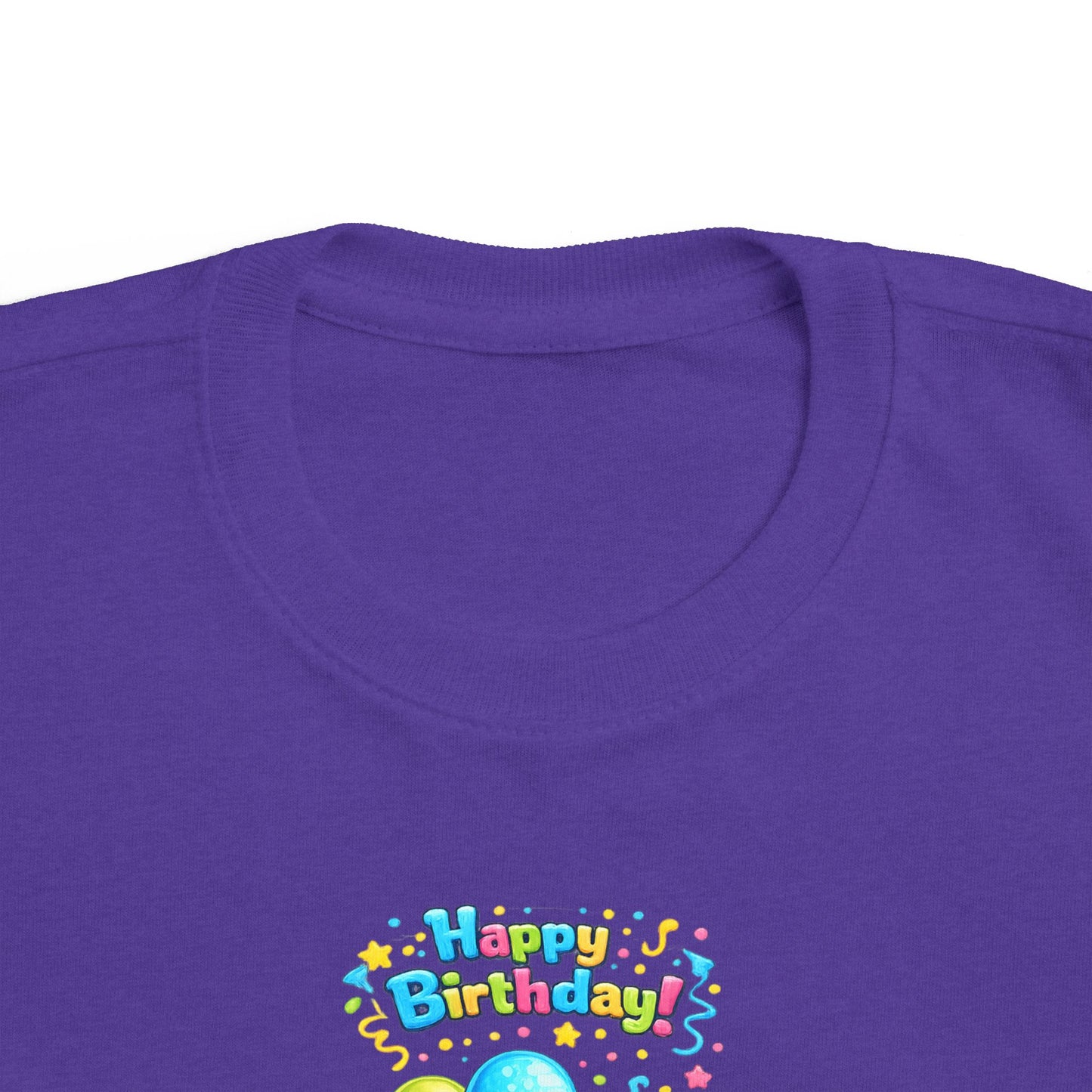 Toddler 1st  Birthday Tee — "Happy Birthday