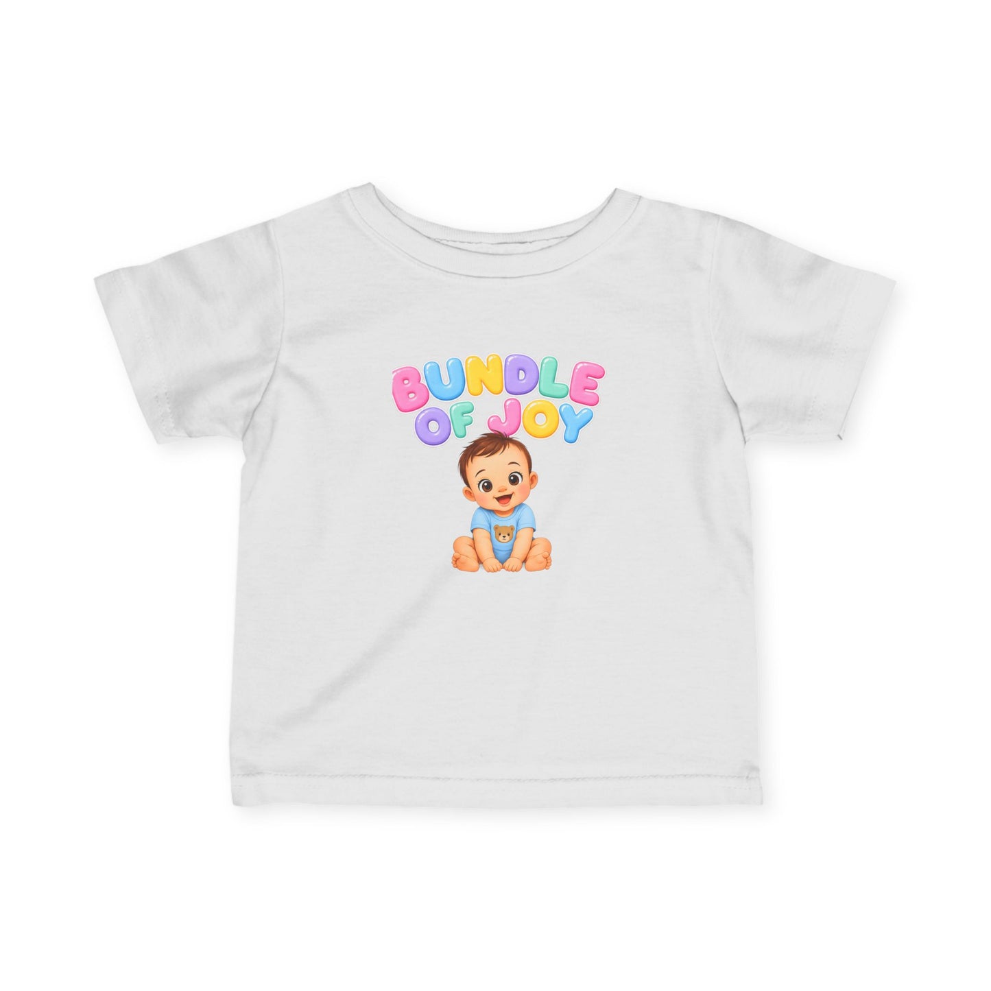 Infant Tee — "Bundle of Joy" Baby Graphic Shirt