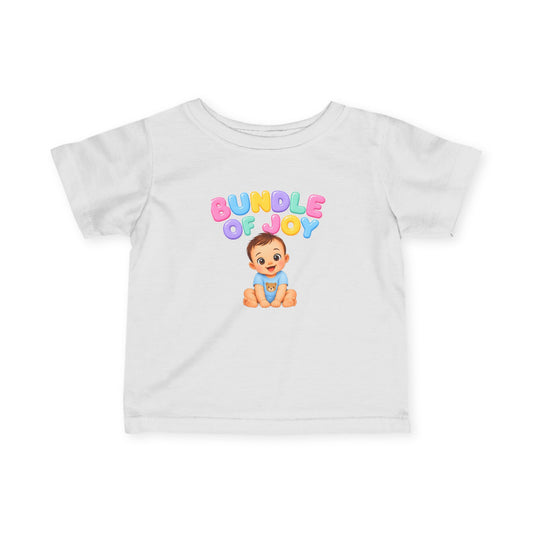 Infant Tee — "Bundle of Joy" Baby Graphic Shirt