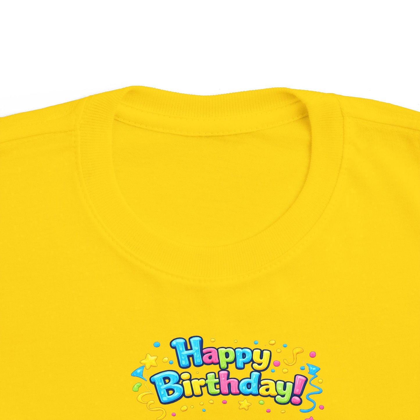 Copy of Copy of Toddler Birthday Tee — "Happy Birthday 2" Girl Balloon Party Shirt