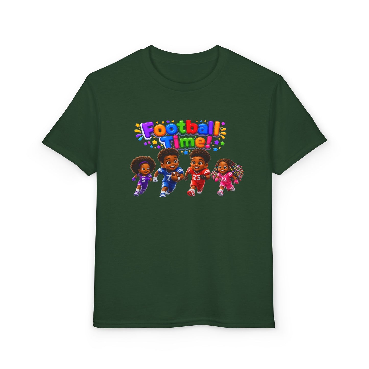 Youth T-Shirt — "Football Time" Kids Graphic Tee