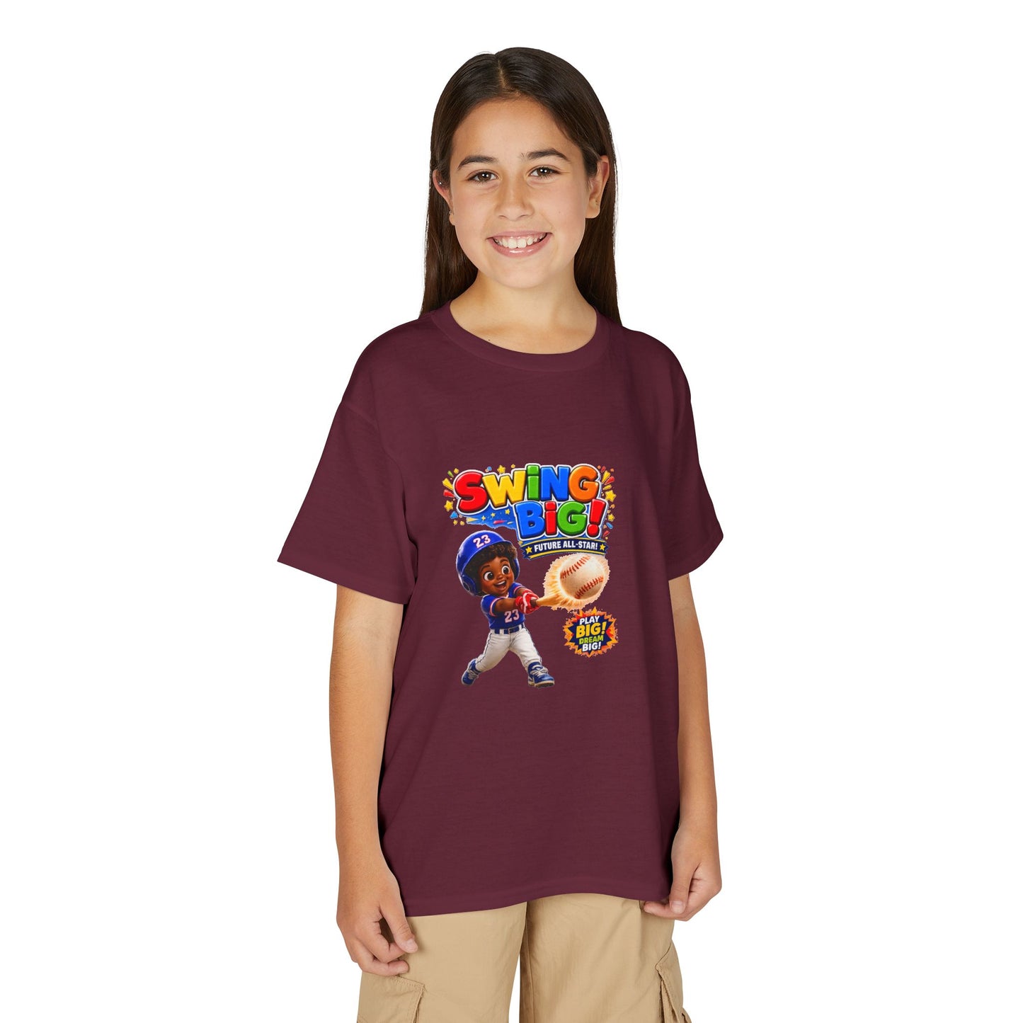 Swing Big! Youth Baseball T-Shirt