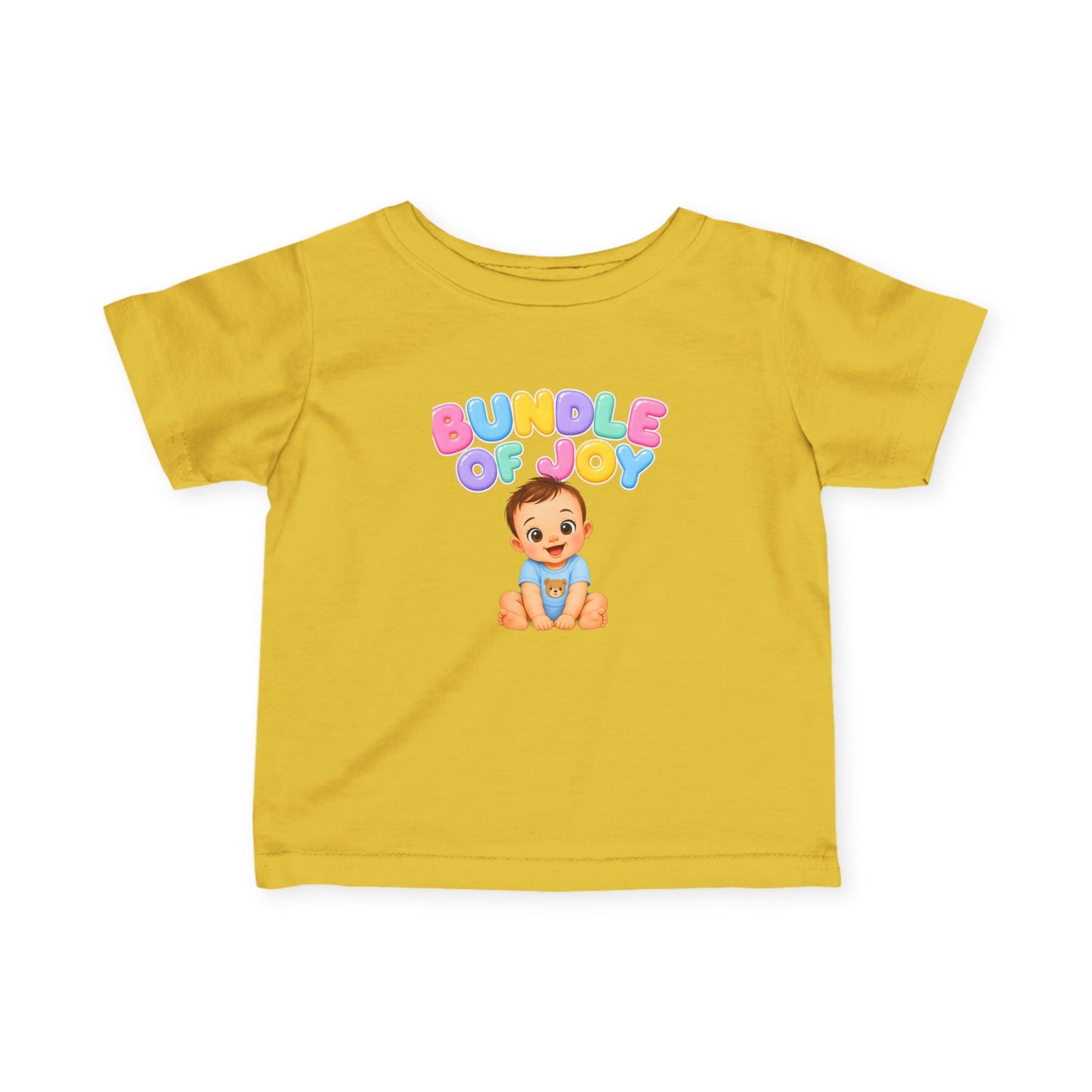 Infant Tee — "Bundle of Joy" Baby Graphic Shirt