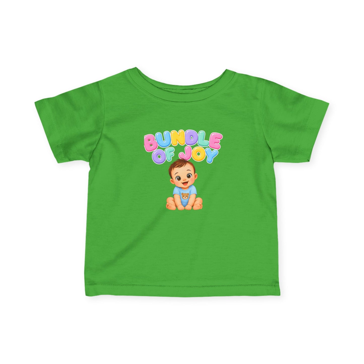 Infant Tee — "Bundle of Joy" Baby Graphic Shirt