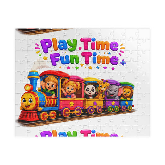 Kids' Play Time Train Puzzle — Colorful Children's Jigsaw (110–1014 pcs)
