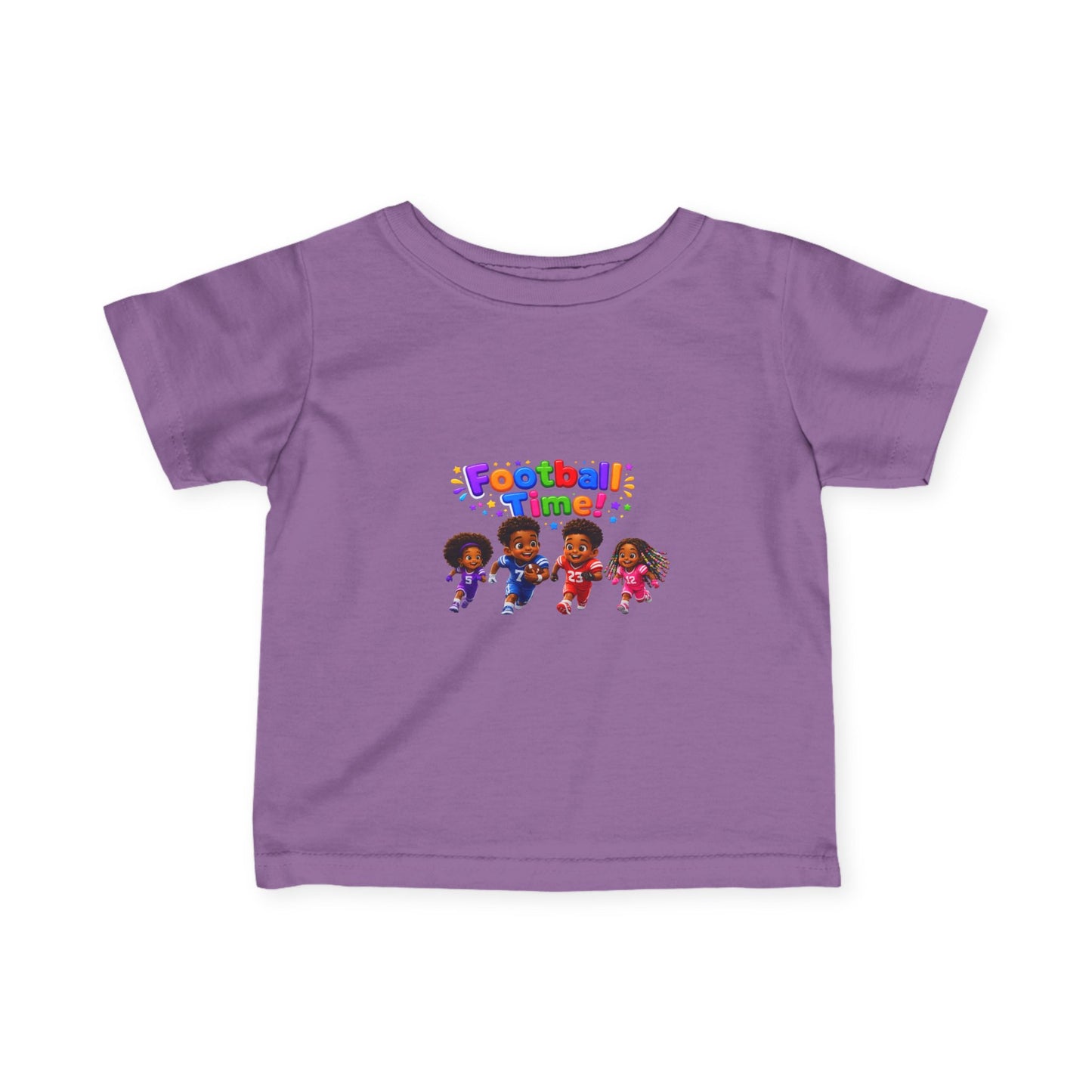 Infant Tee — "Football Time!" Kids Soccer Players Graphic