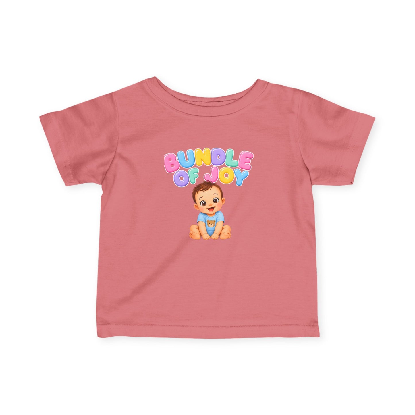 Infant Tee — "Bundle of Joy" Baby Graphic Shirt