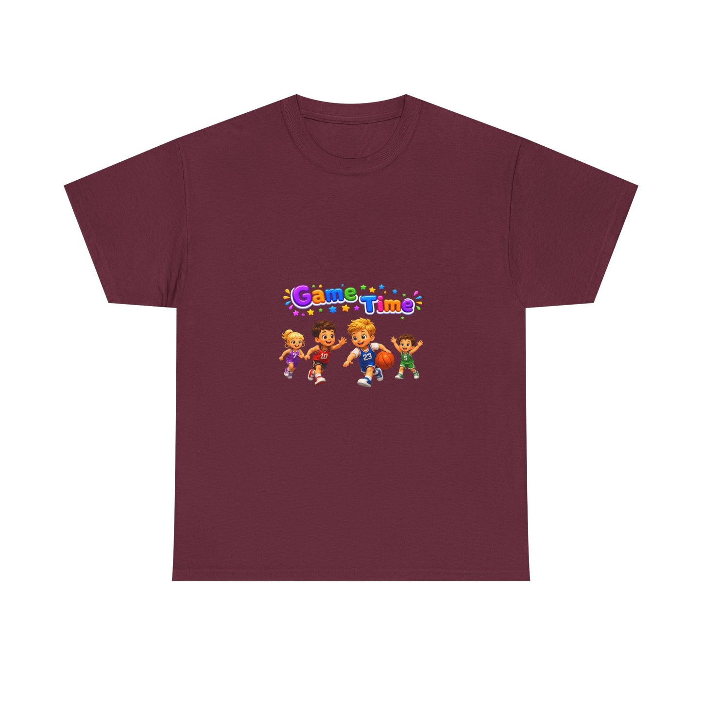 Kids' Game Time T‑Shirt — Playful Cartoon Children Design