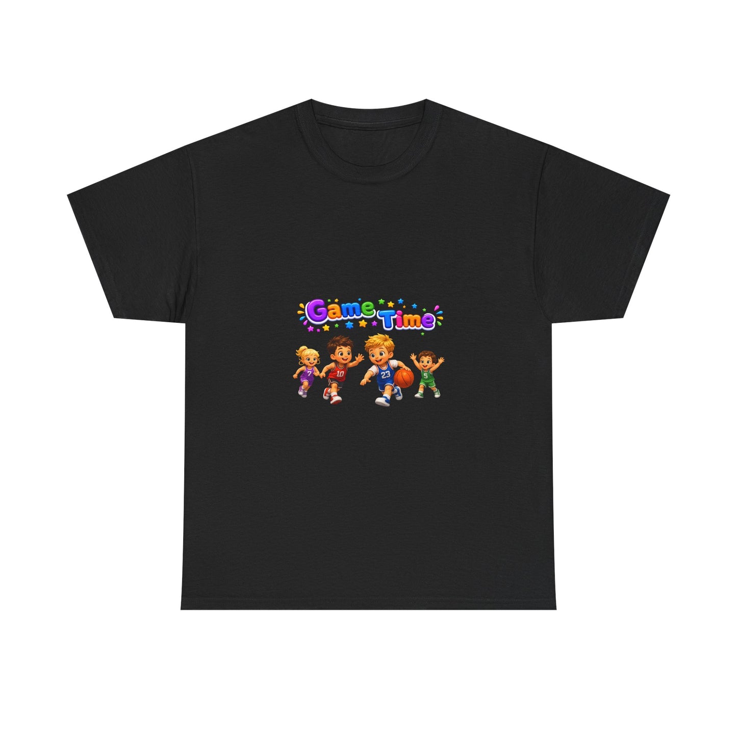 Kids' Game Time T‑Shirt — Playful Cartoon Children Design