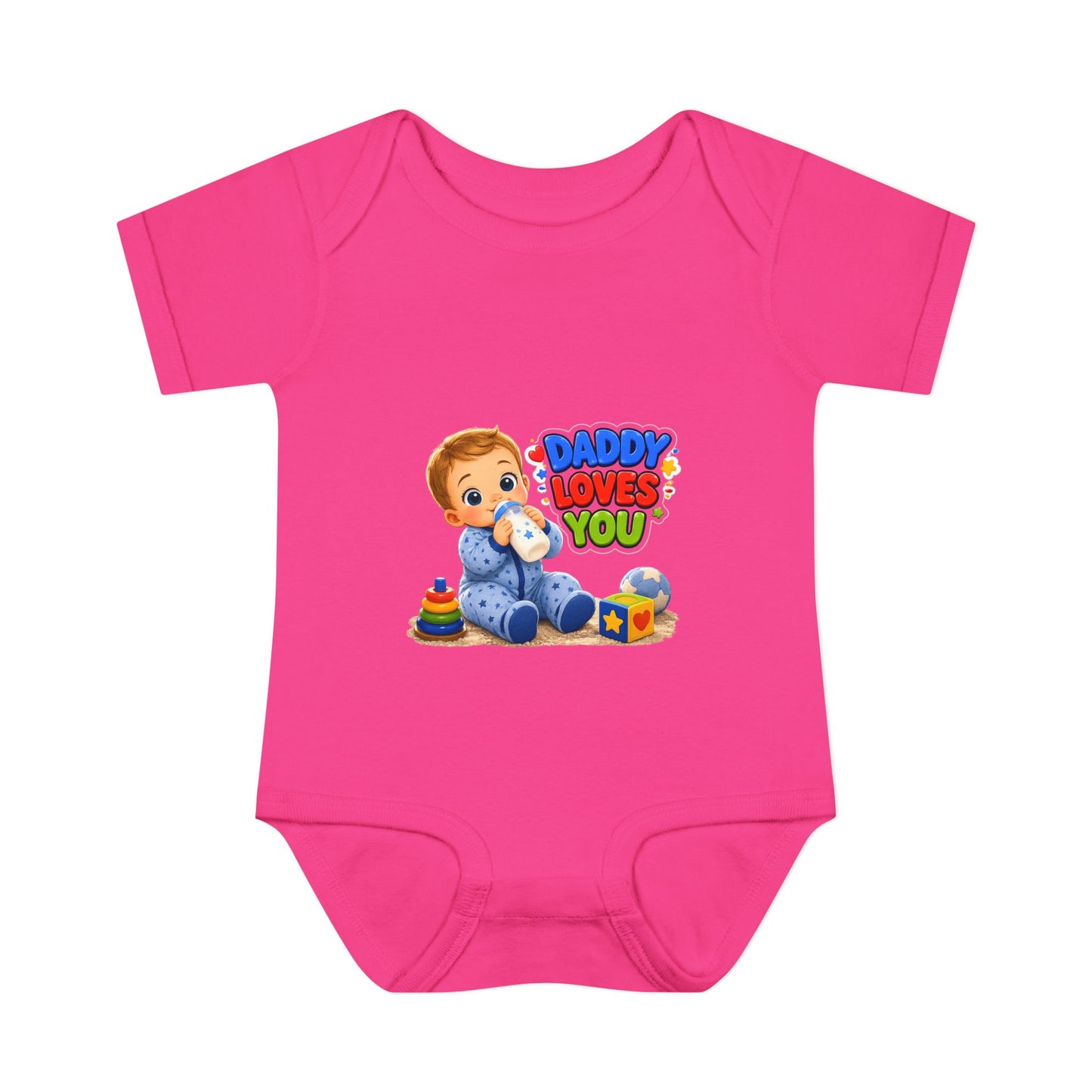 Daddy Loves You Baby Bodysuit