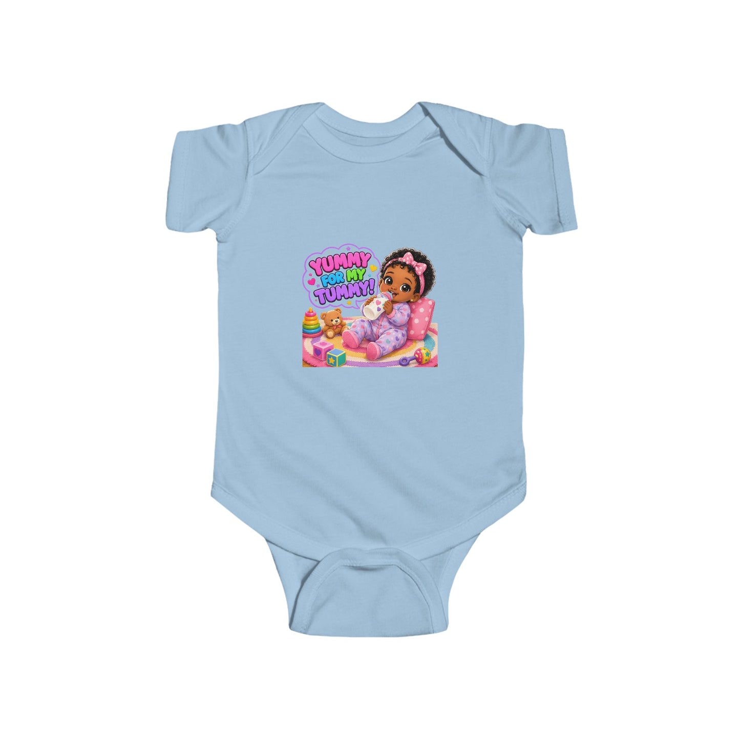 Baby Bodysuit — "Funny Mommy Moments" Cute Doll Playtime Graphic