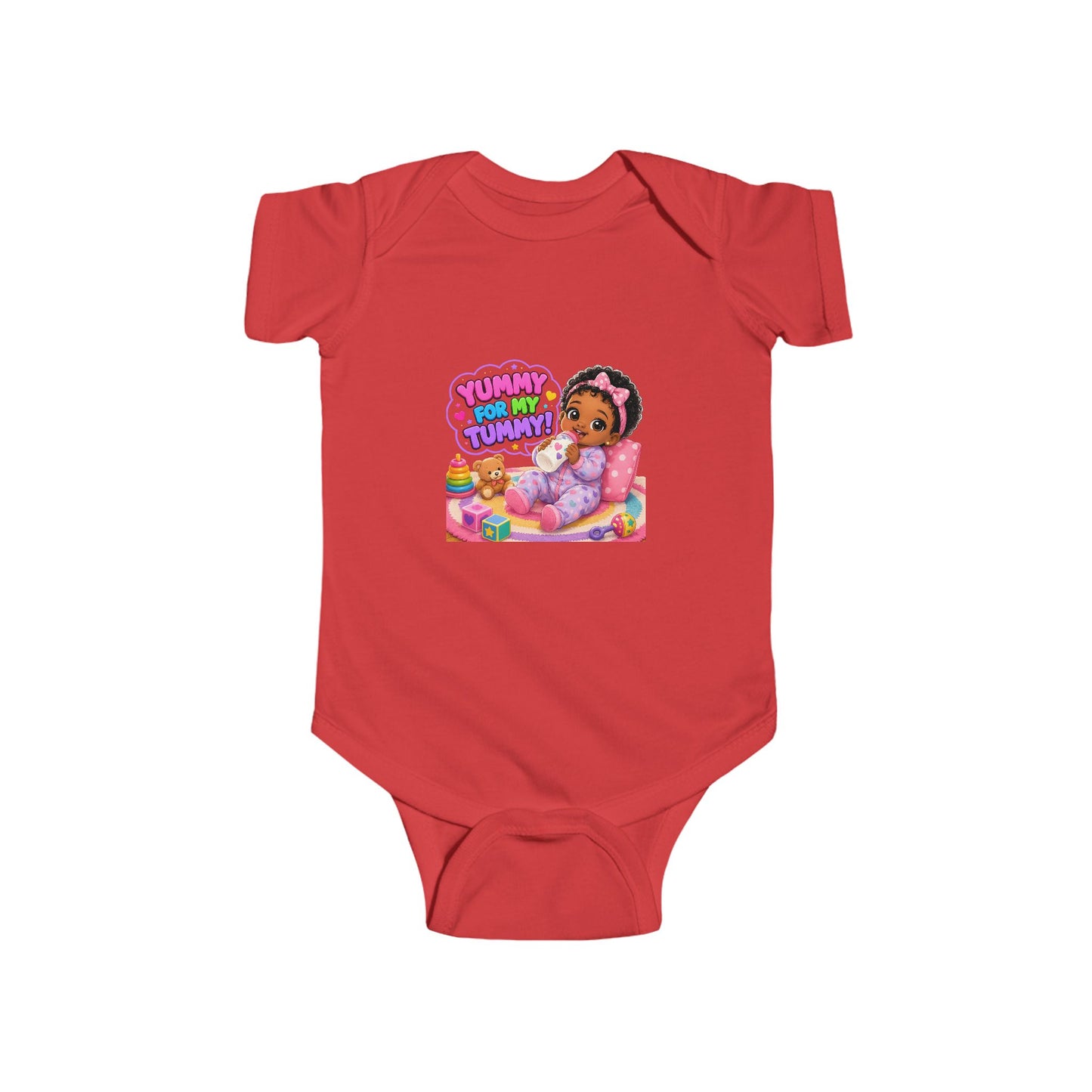 Baby Bodysuit — "Funny Mommy Moments" Cute Doll Playtime Graphic