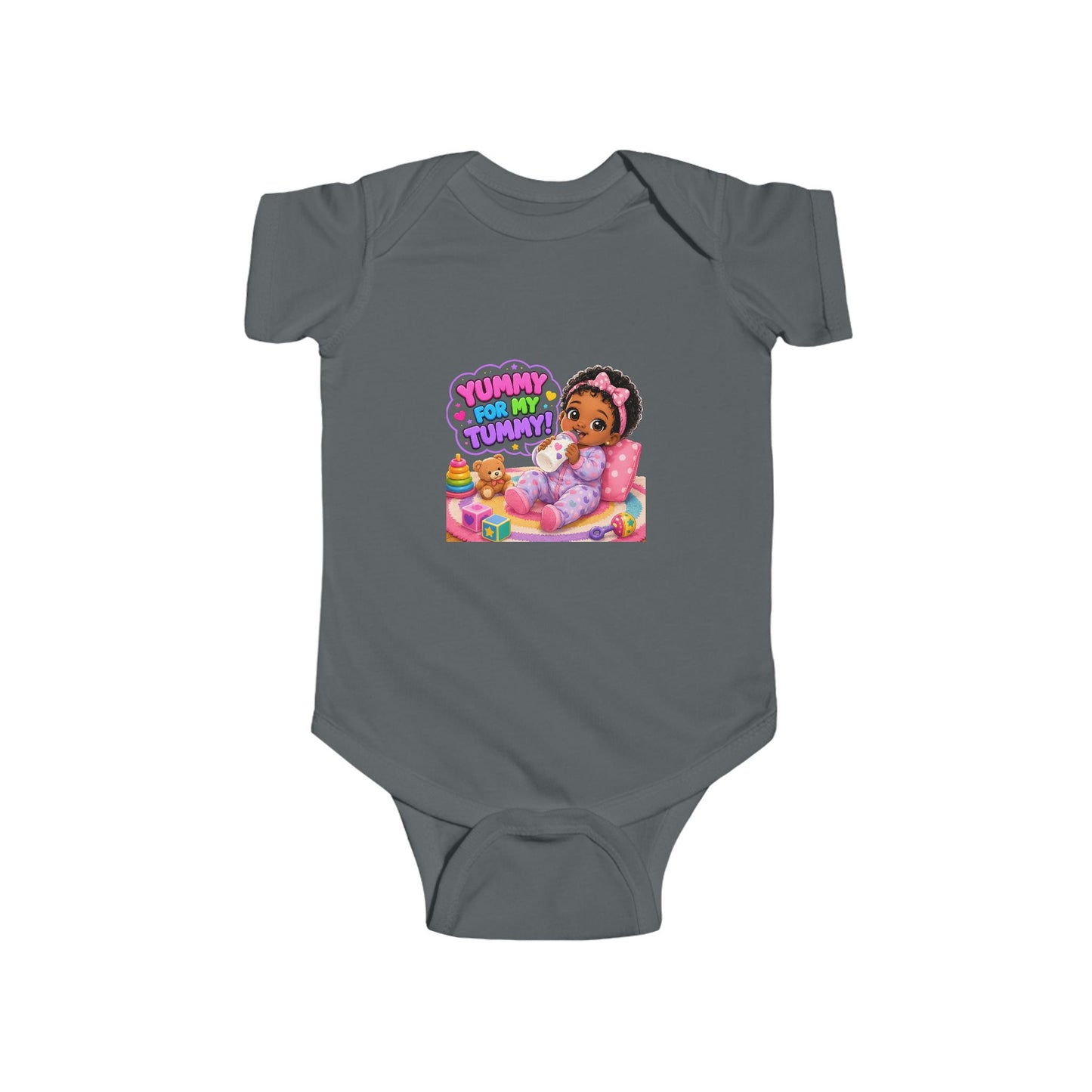 Baby Bodysuit — "Funny Mommy Moments" Cute Doll Playtime Graphic