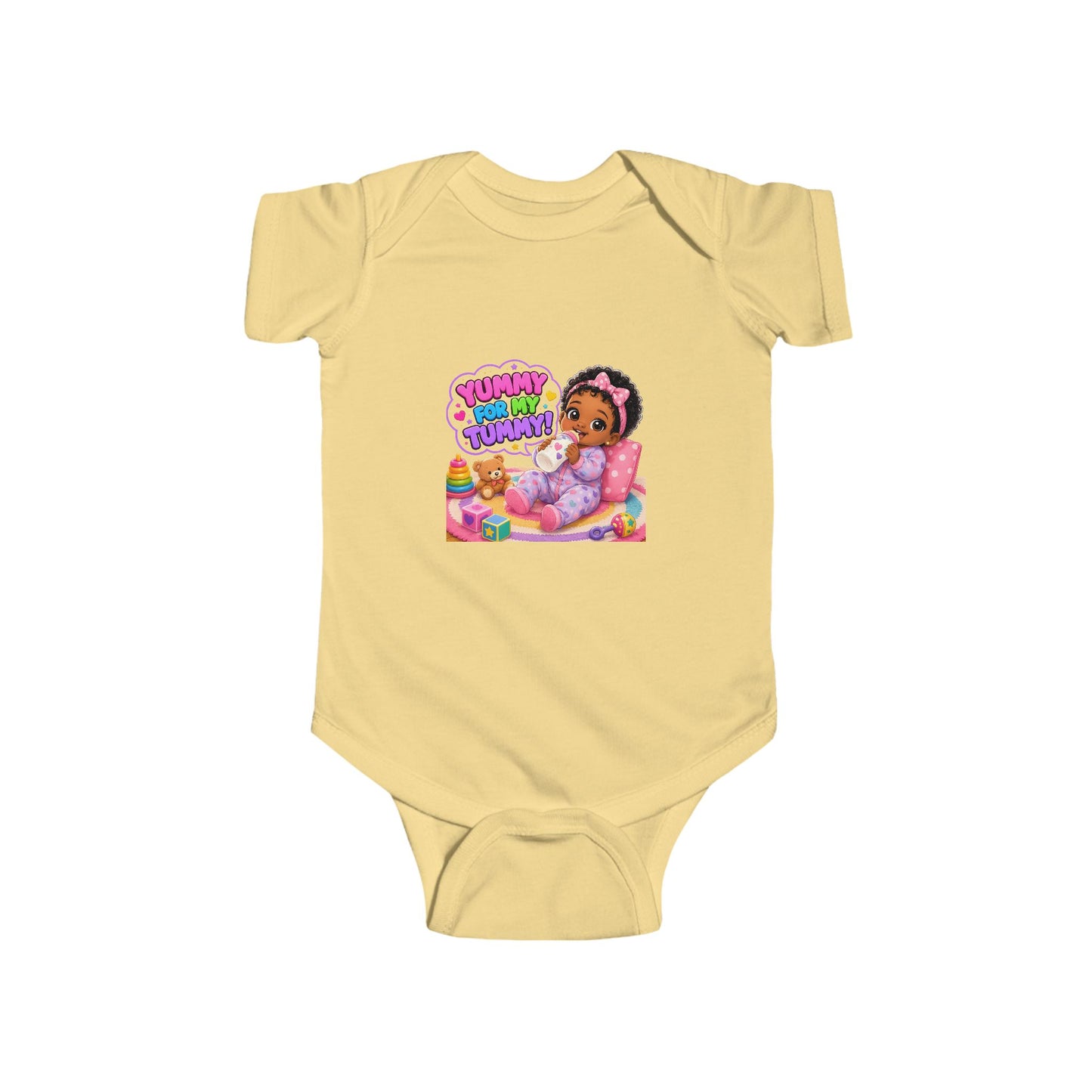 Baby Bodysuit — "Funny Mommy Moments" Cute Doll Playtime Graphic