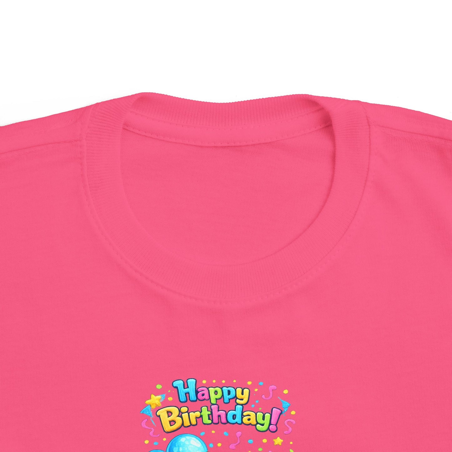 Toddler 2nd Birthday Tee — "Happy Birthday