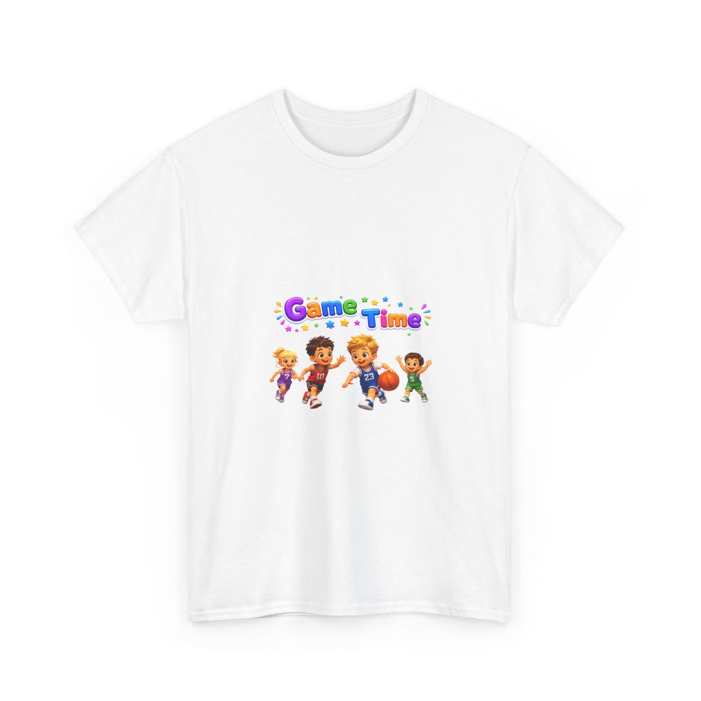 Kids' Game Time T‑Shirt — Playful Cartoon Children Design