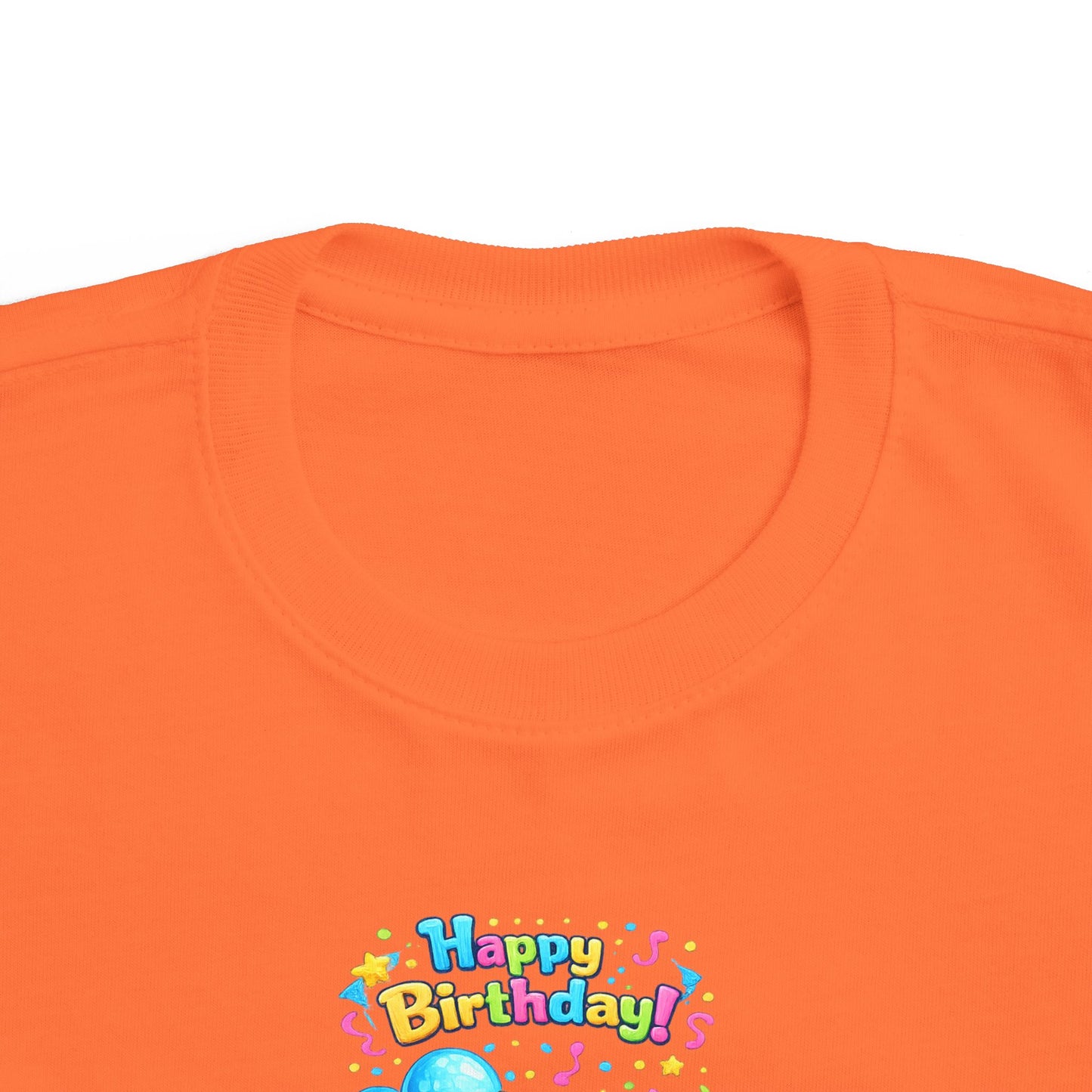 Toddler 2nd Birthday Tee — "Happy Birthday