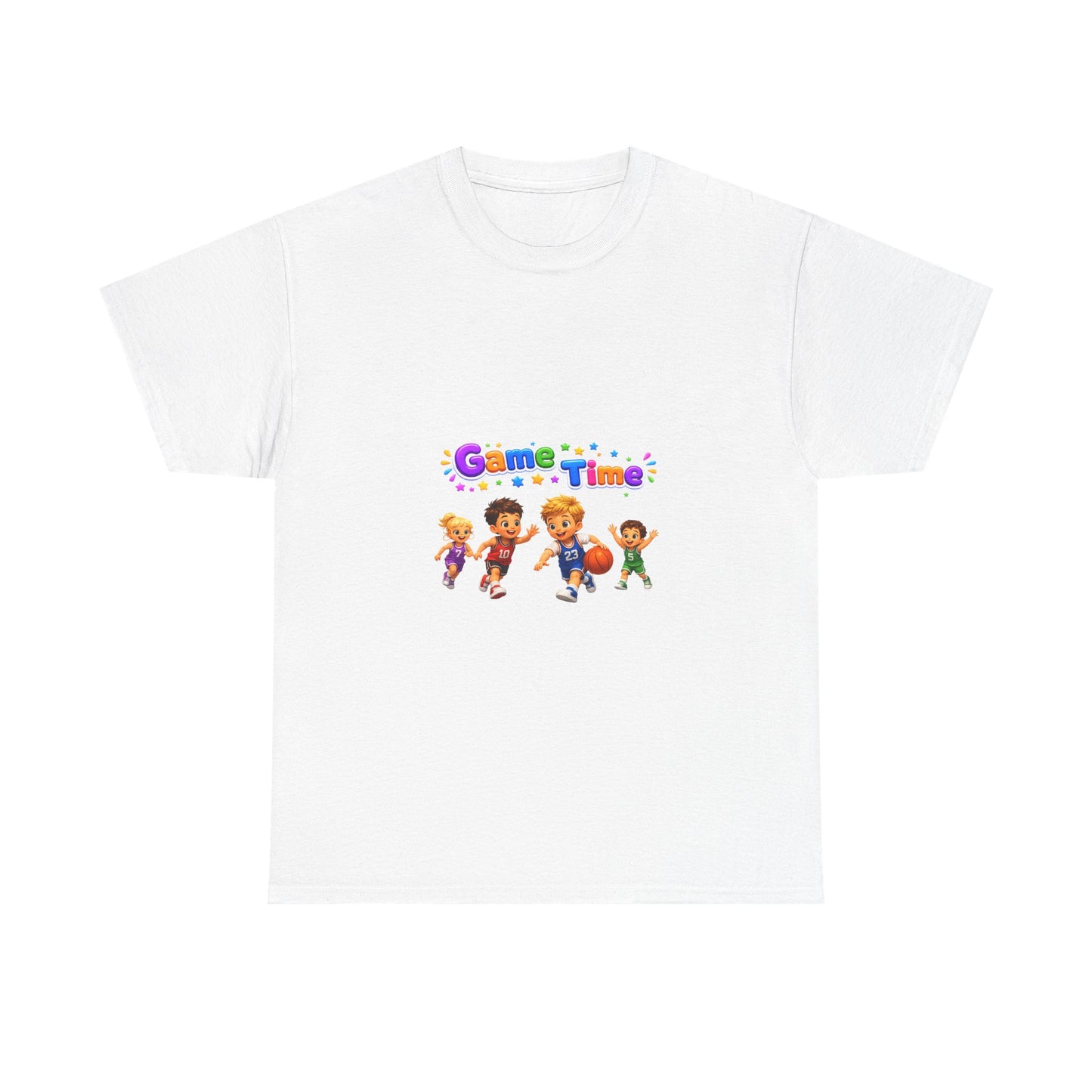 Kids' Game Time T‑Shirt — Playful Cartoon Children Design