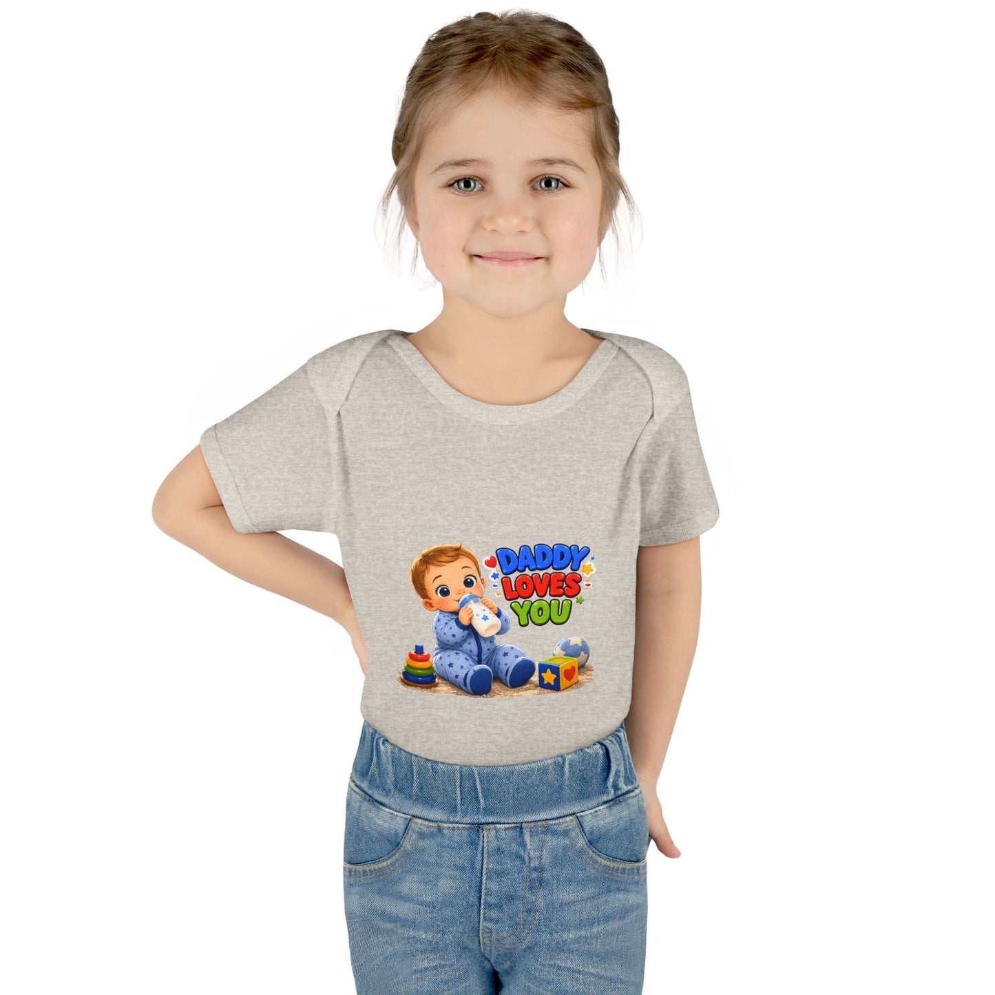 Daddy Loves You Baby Bodysuit