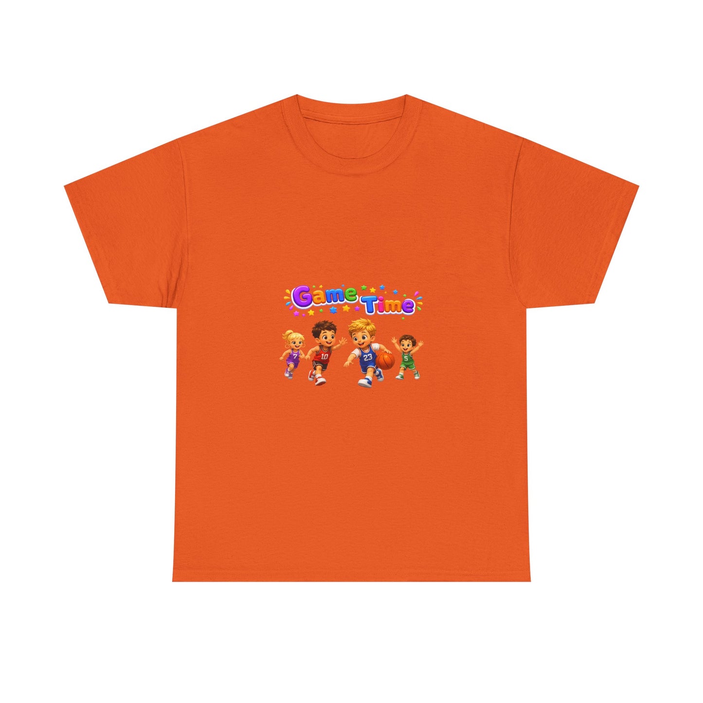 Kids' Game Time T‑Shirt — Playful Cartoon Children Design