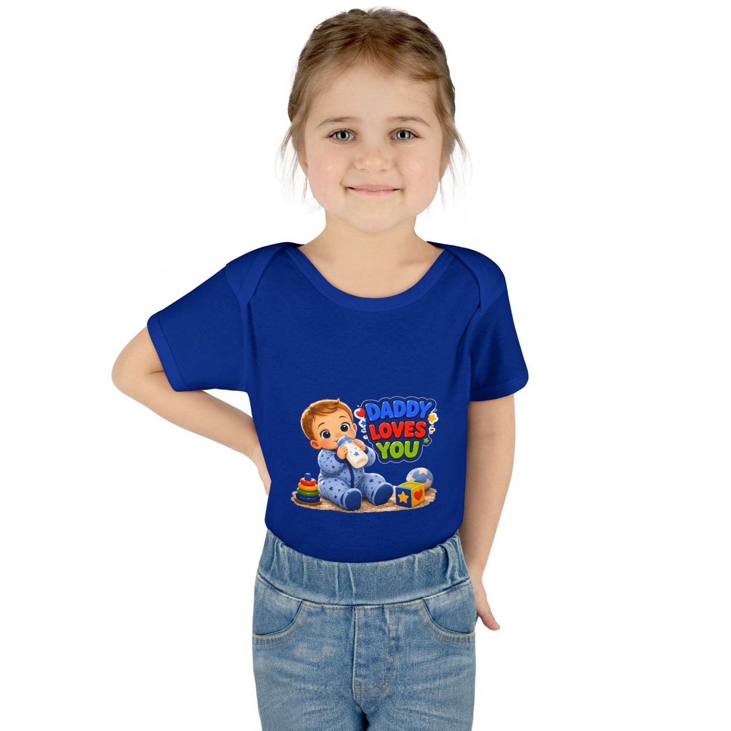 Daddy Loves You Baby Bodysuit