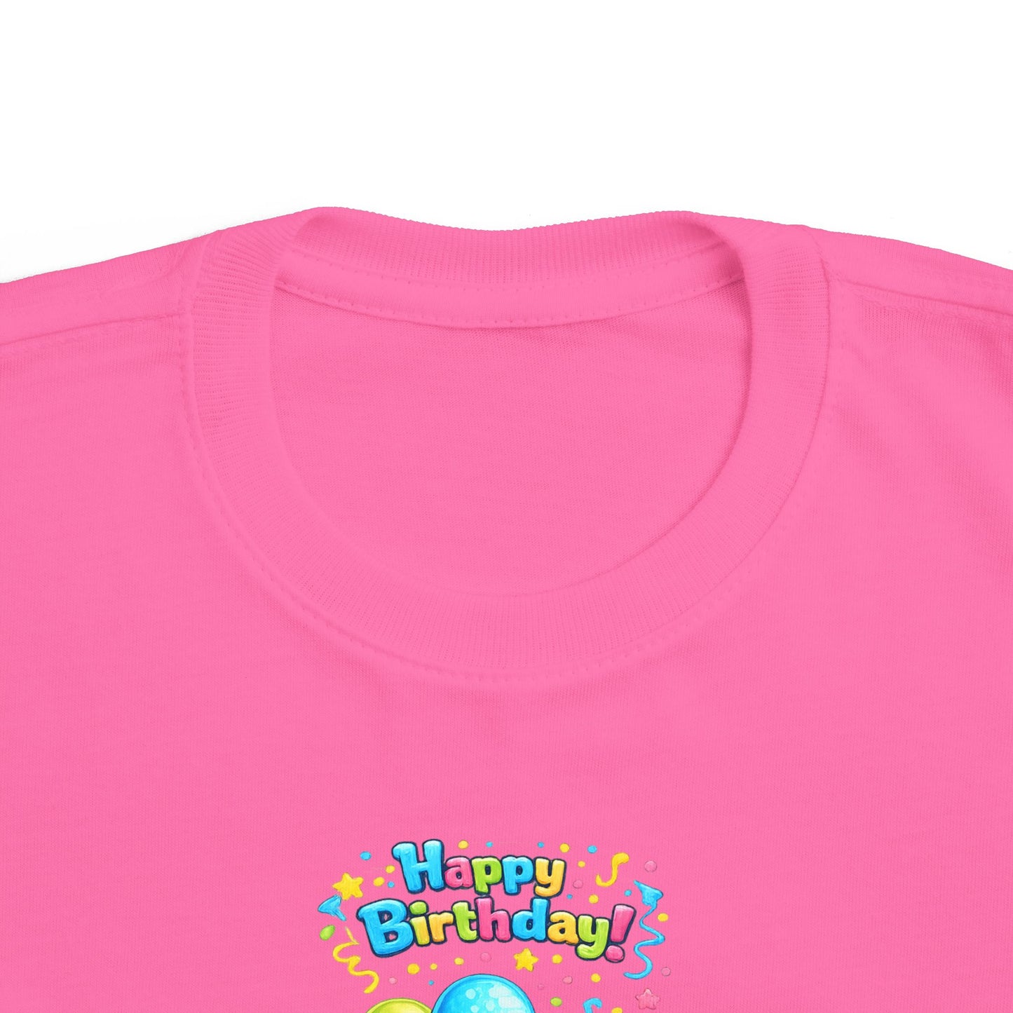 Toddler 1st  Birthday Tee — "Happy Birthday
