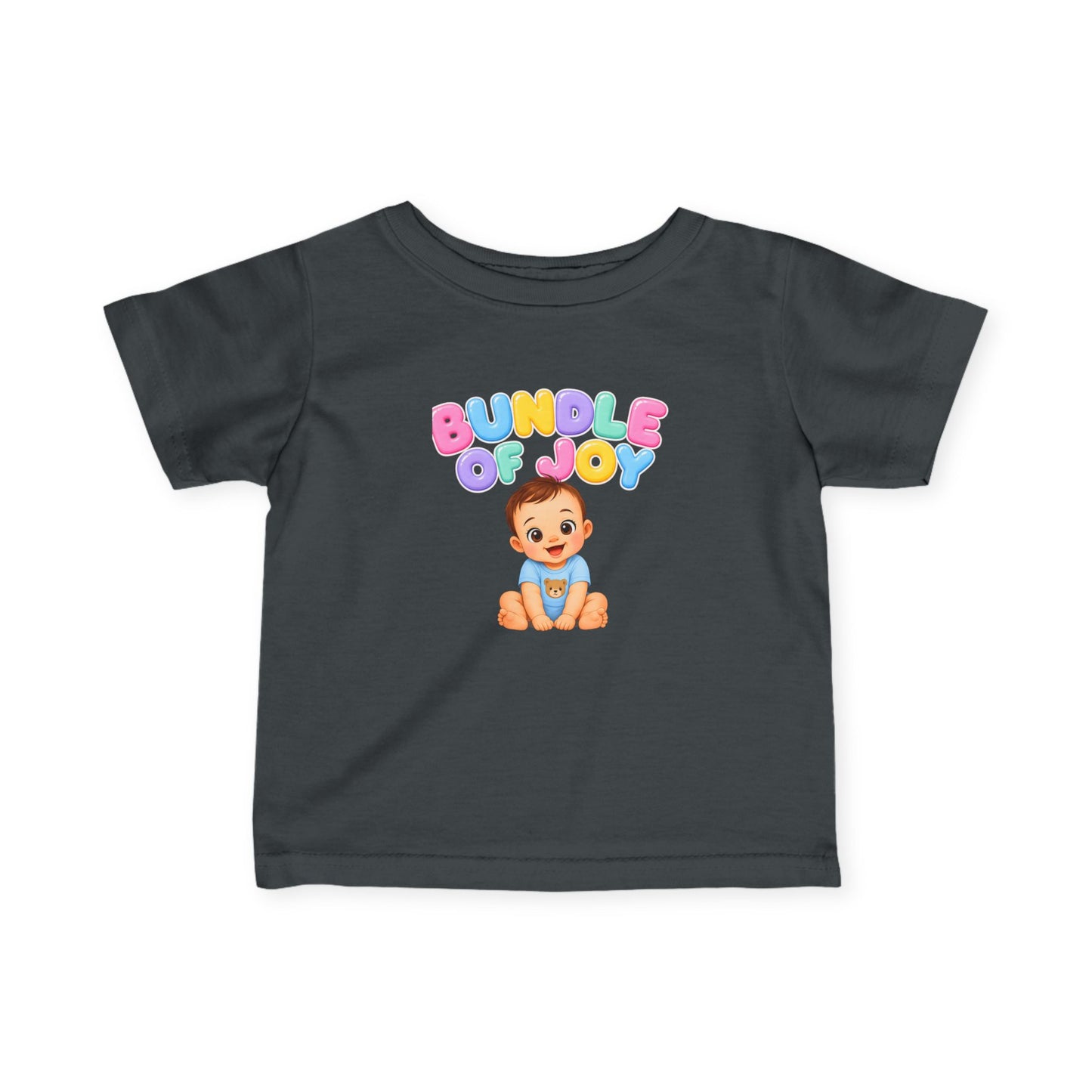 Infant Tee — "Bundle of Joy" Baby Graphic Shirt