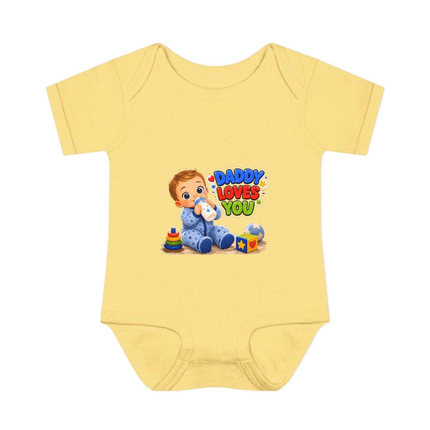Daddy Loves You Baby Bodysuit
