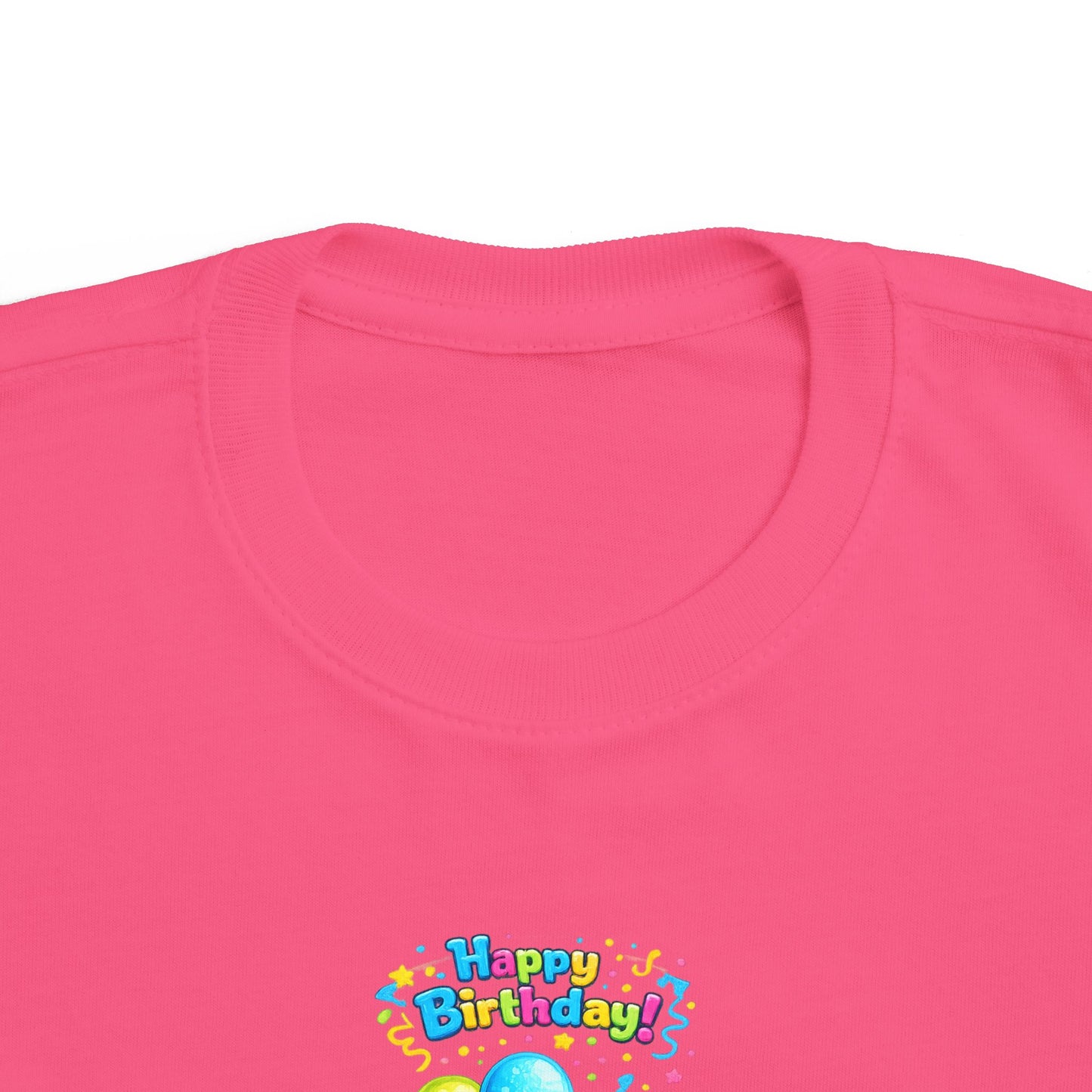 Toddler 1st  Birthday Tee — "Happy Birthday