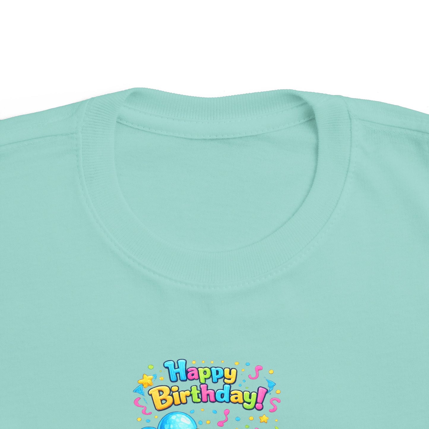 Toddler 2nd Birthday Tee — "Happy Birthday