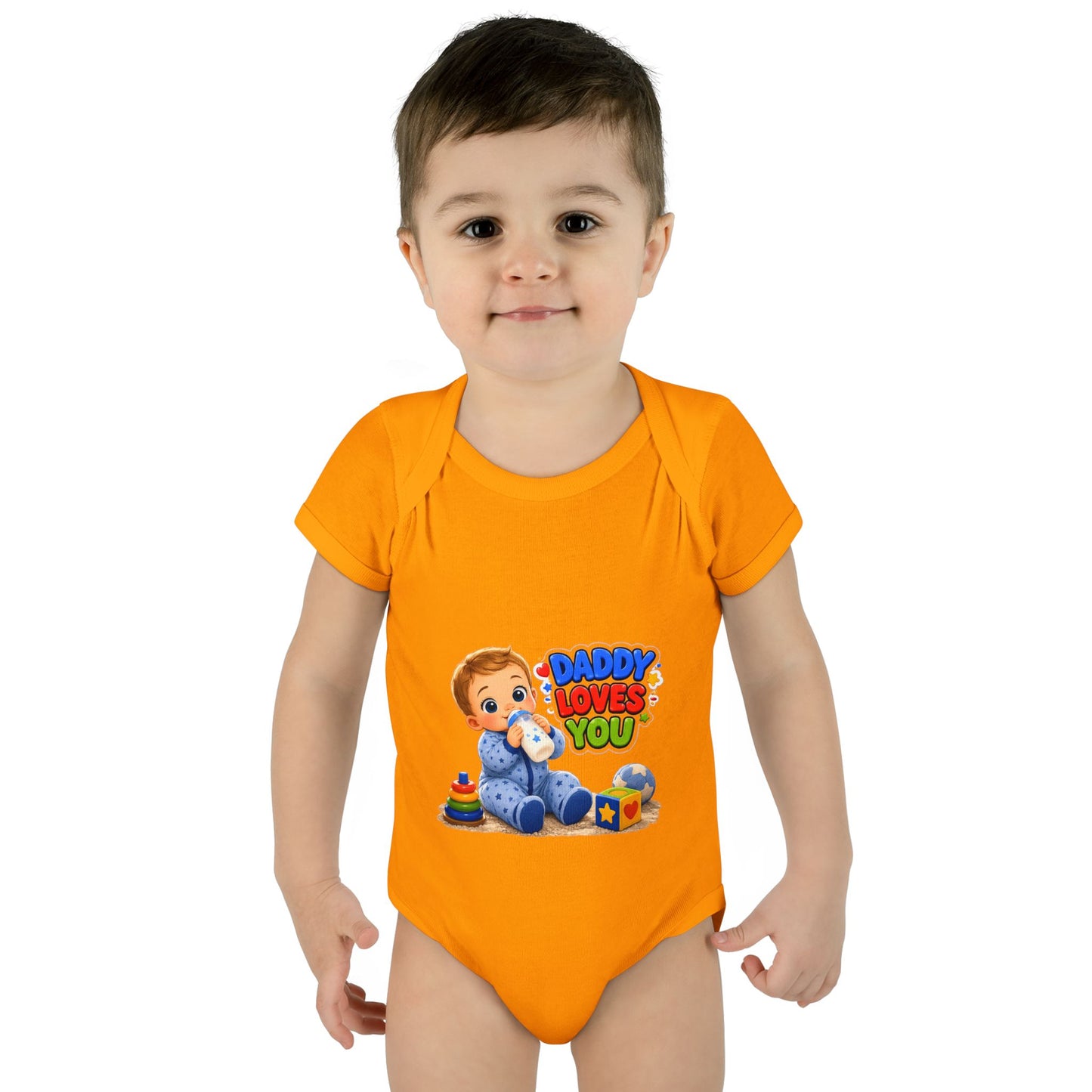 Daddy Loves You Baby Bodysuit