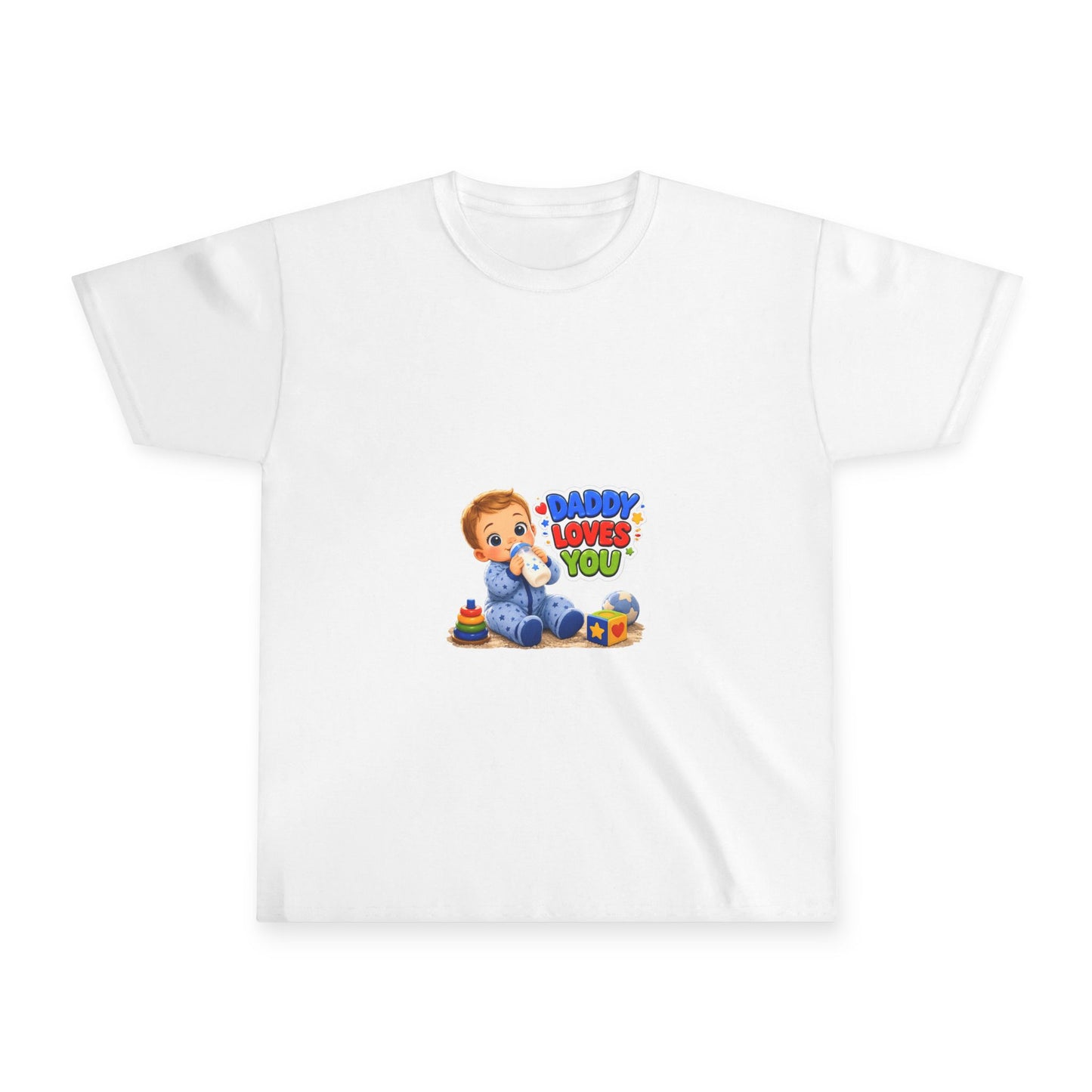 Youth Tee — Cute Baby 'Daddy Loves You' Graphic Shirt