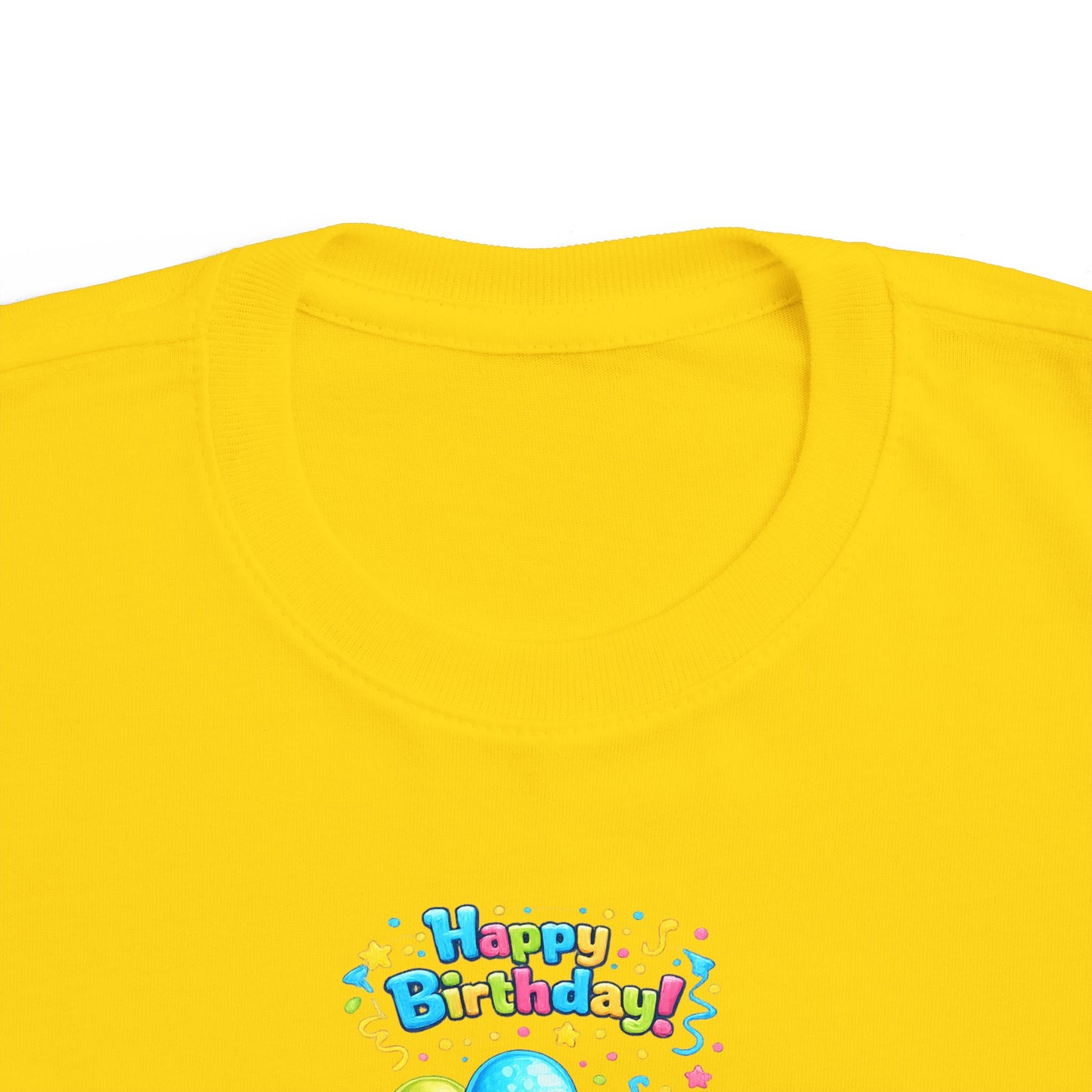 Toddler 1st  Birthday Tee — "Happy Birthday
