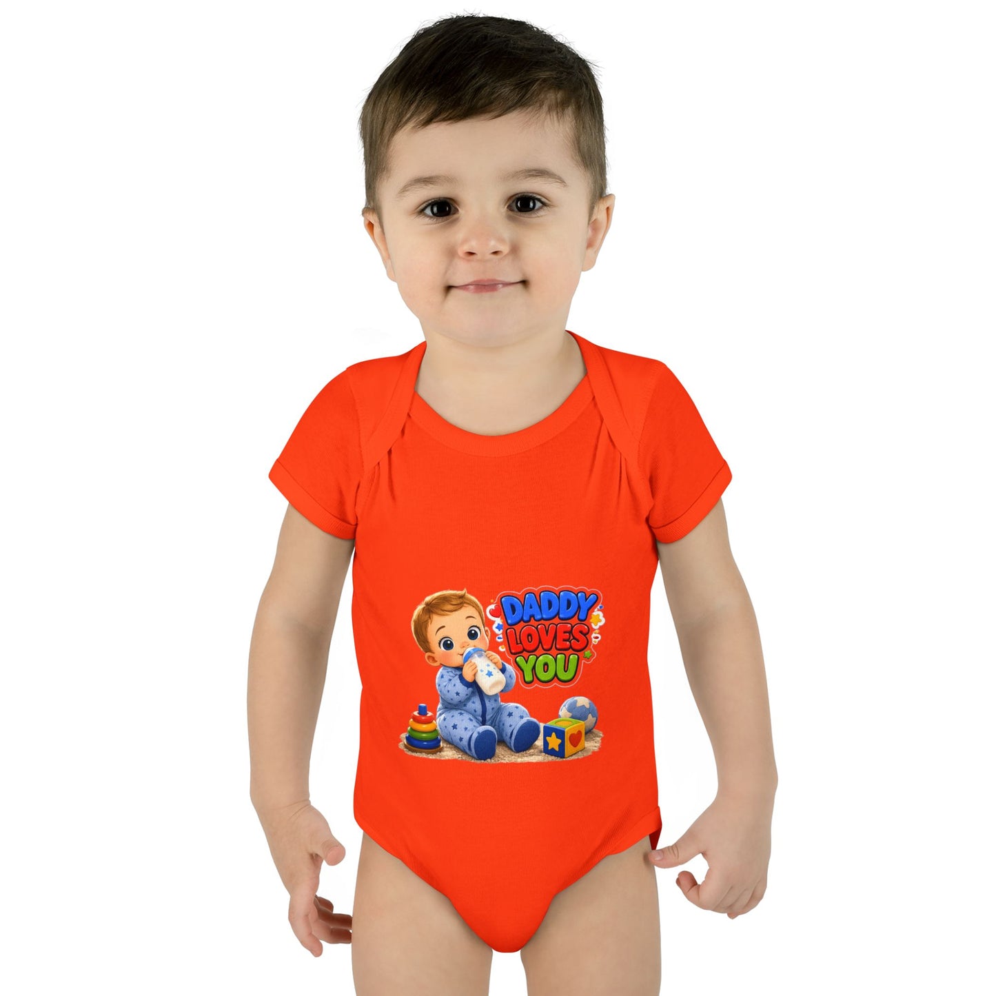 Daddy Loves You Baby Bodysuit