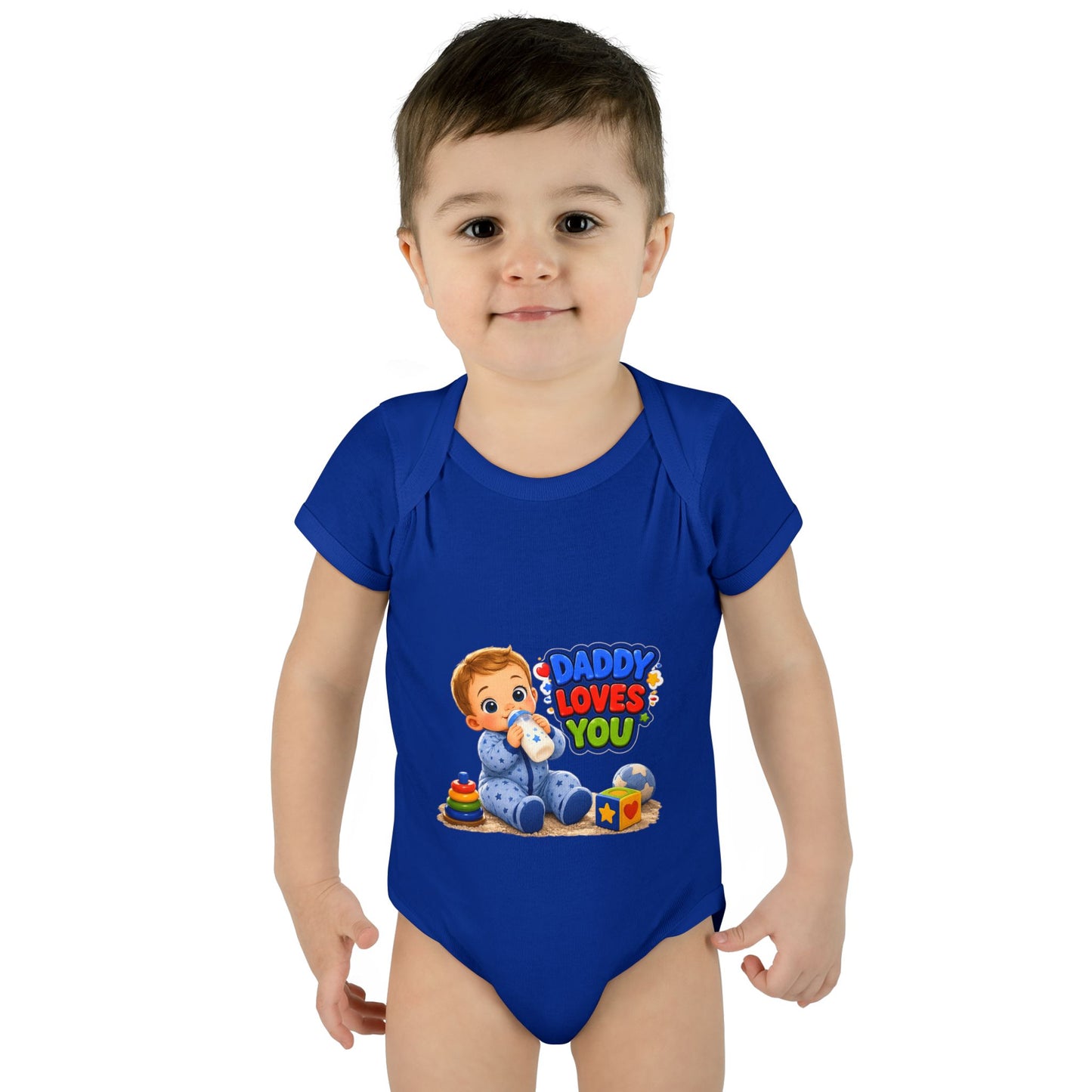 Daddy Loves You Baby Bodysuit