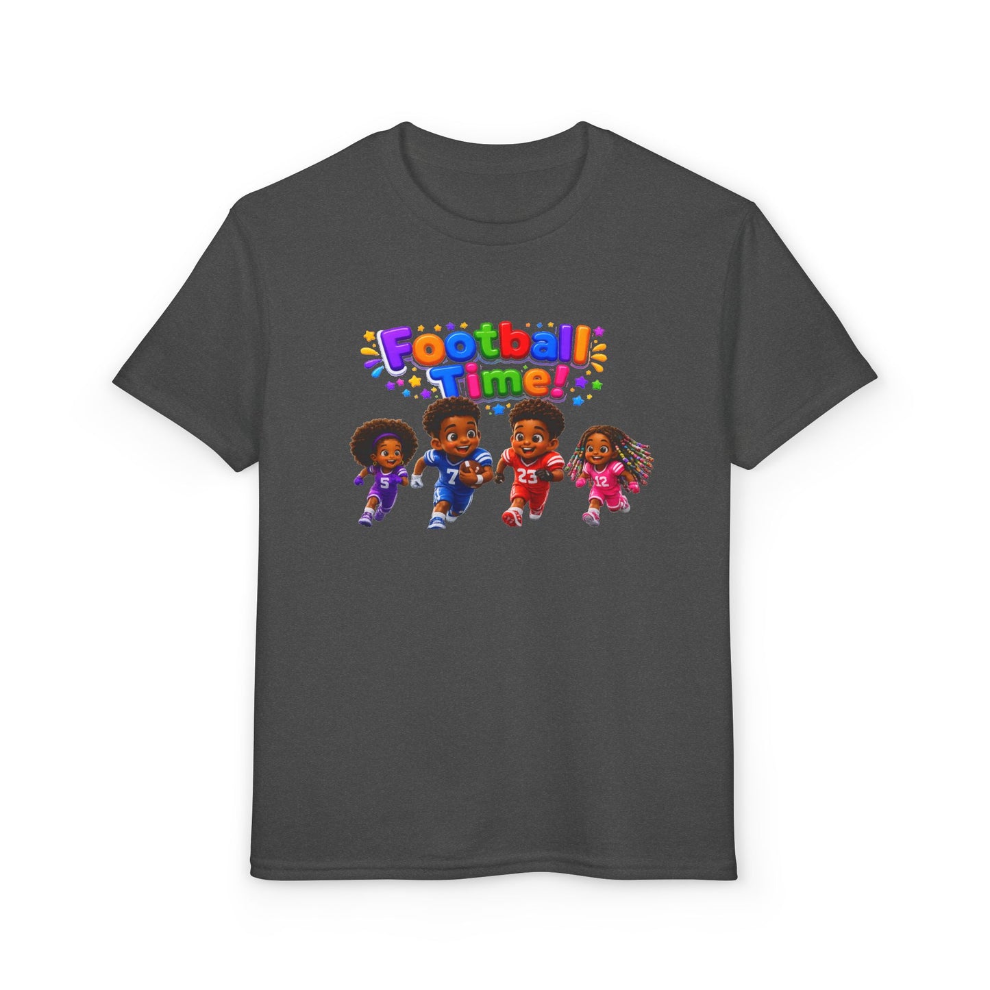 Youth T-Shirt — "Football Time" Kids Graphic Tee