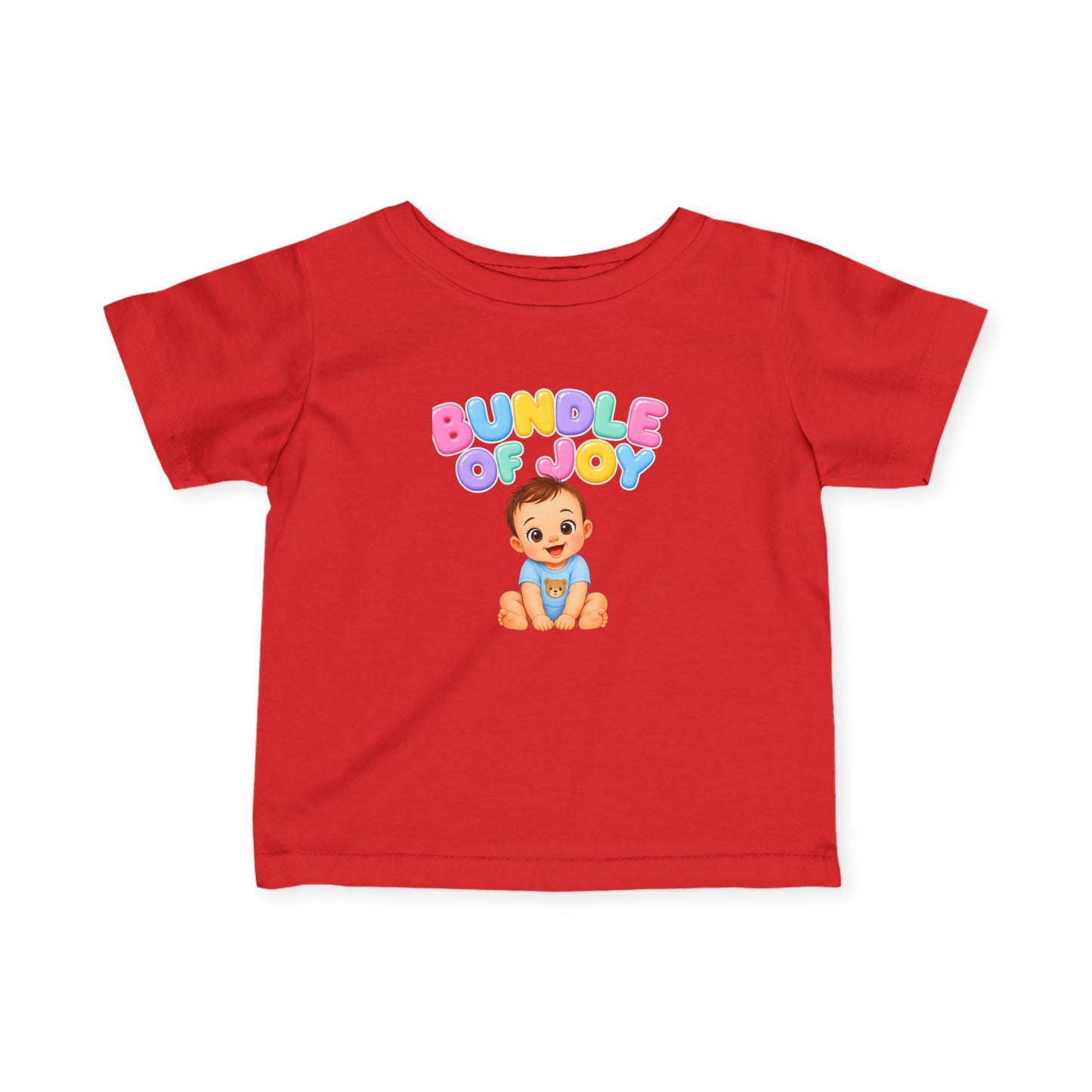Infant Tee — "Bundle of Joy" Baby Graphic Shirt