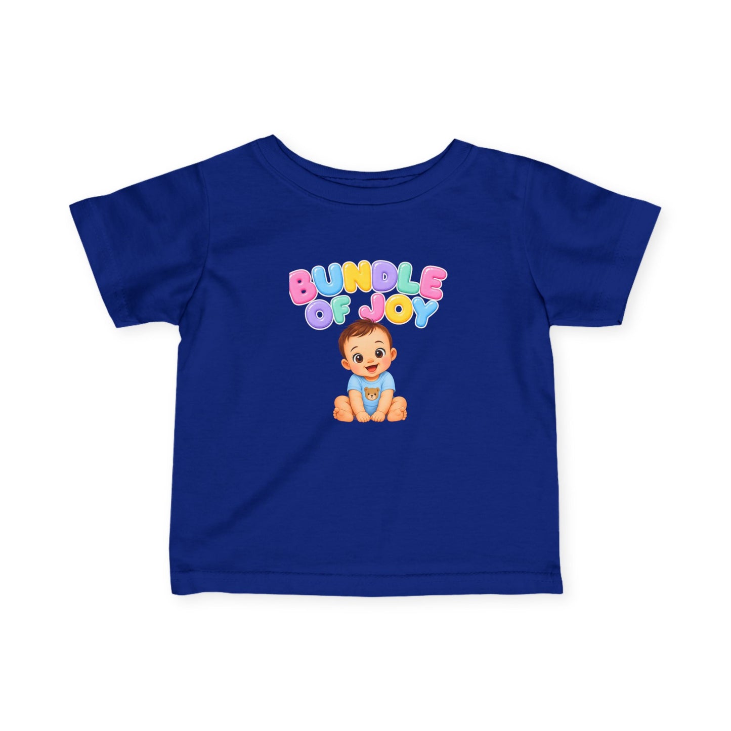 Infant Tee — "Bundle of Joy" Baby Graphic Shirt