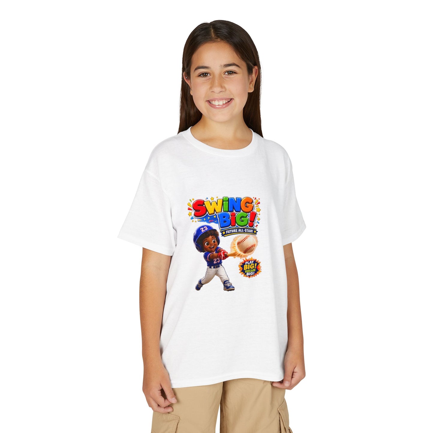 Swing Big! Youth Baseball T-Shirt