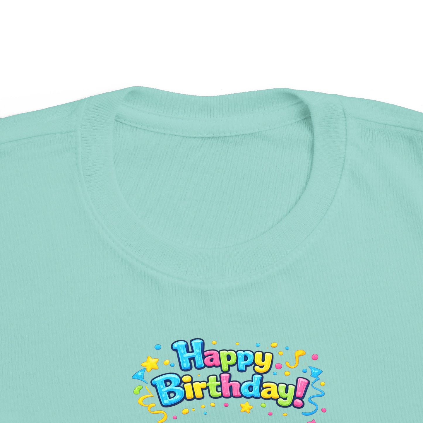 Copy of Copy of Toddler Birthday Tee — "Happy Birthday 2" Girl Balloon Party Shirt