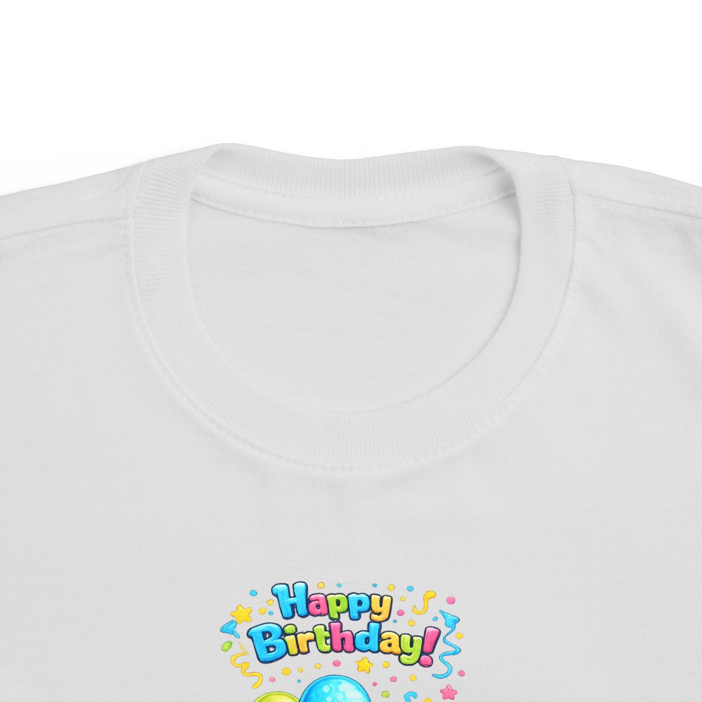 Toddler 1st  Birthday Tee — "Happy Birthday
