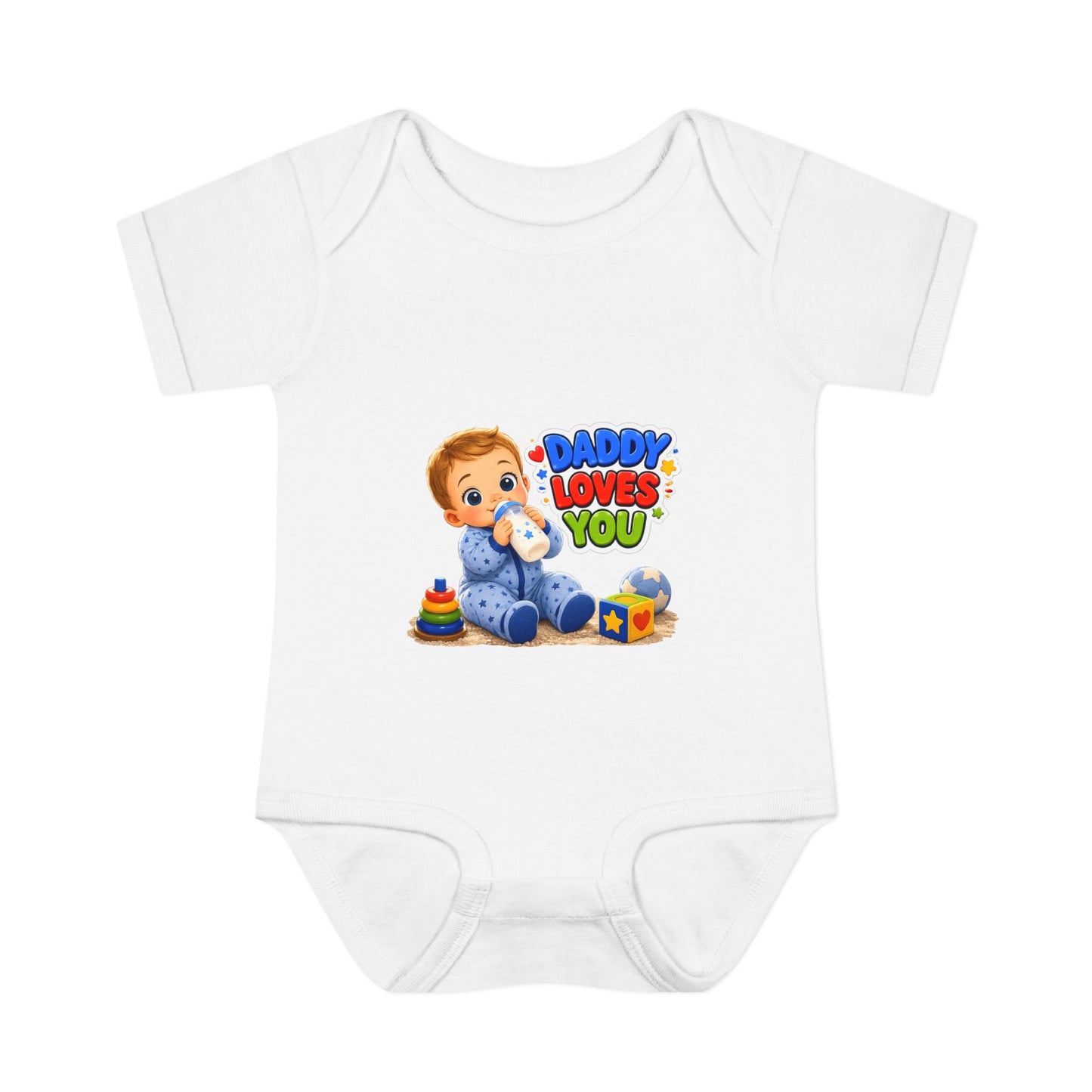 Daddy Loves You Baby Bodysuit