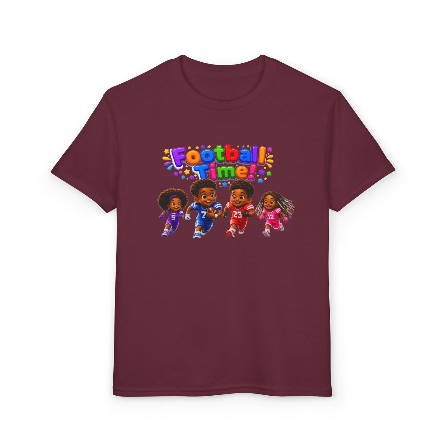 Youth T-Shirt — "Football Time" Kids Graphic Tee
